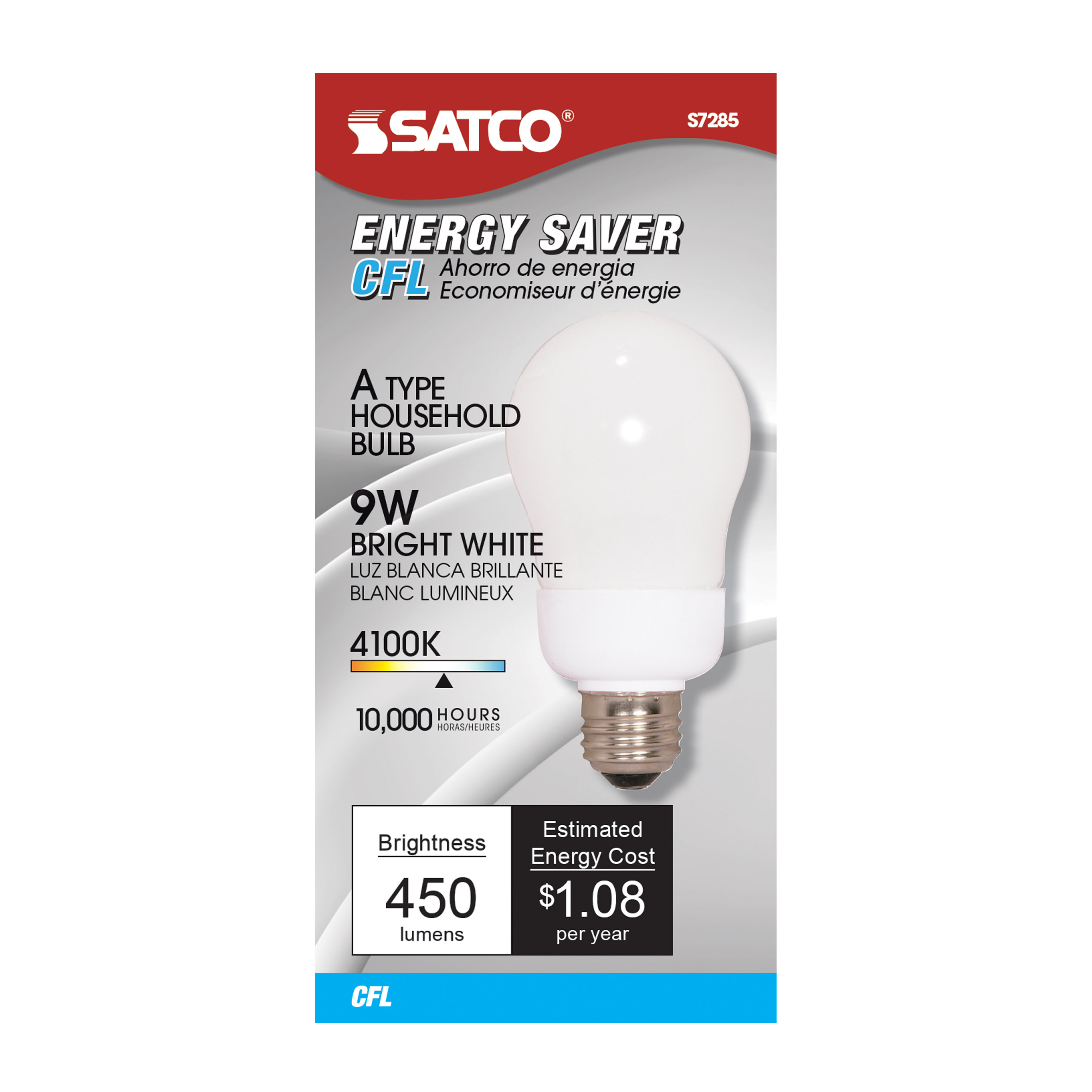 9A19/E26/4100K/120V/1PK - S7285