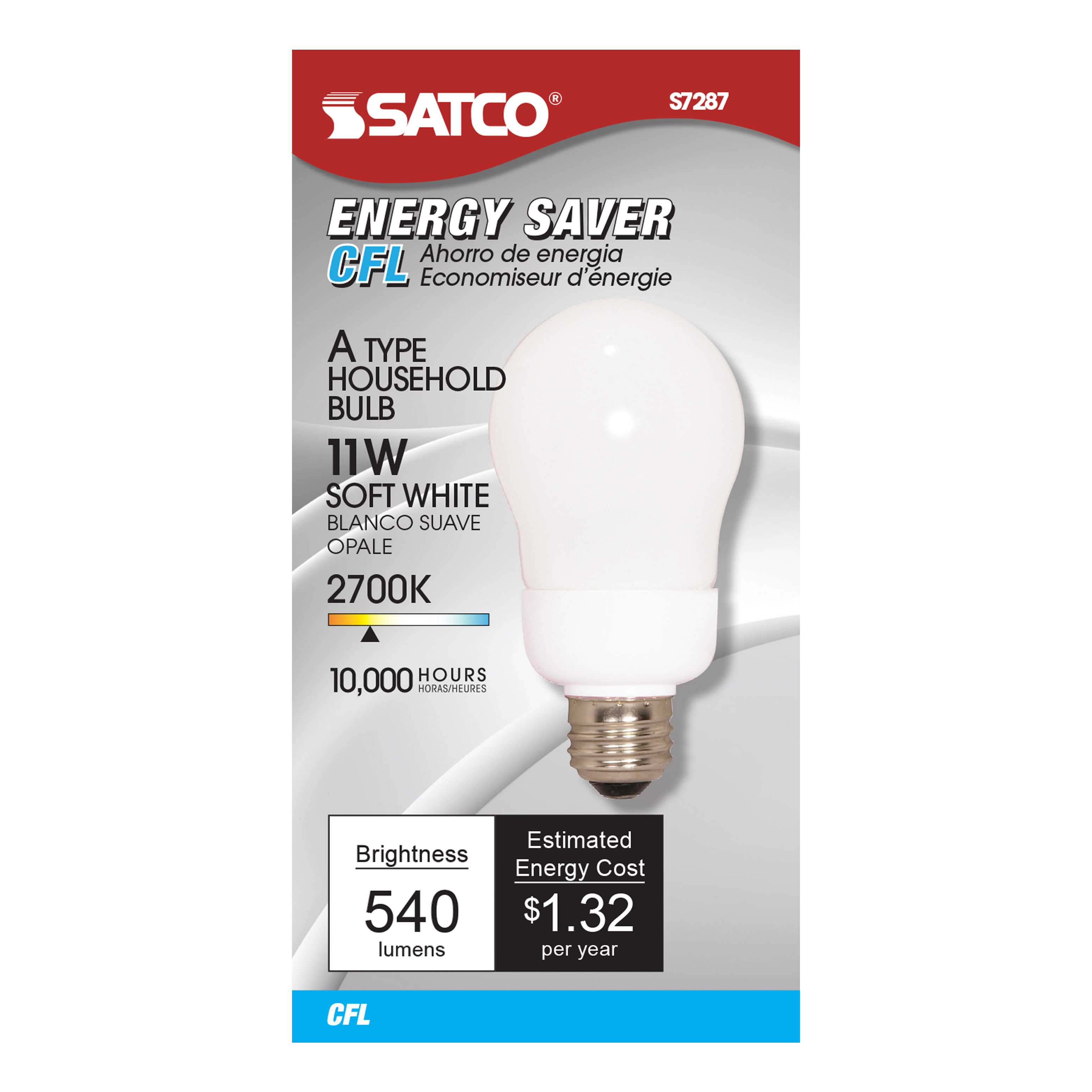 11A19/E26/2700K/120V/1PK - S7287