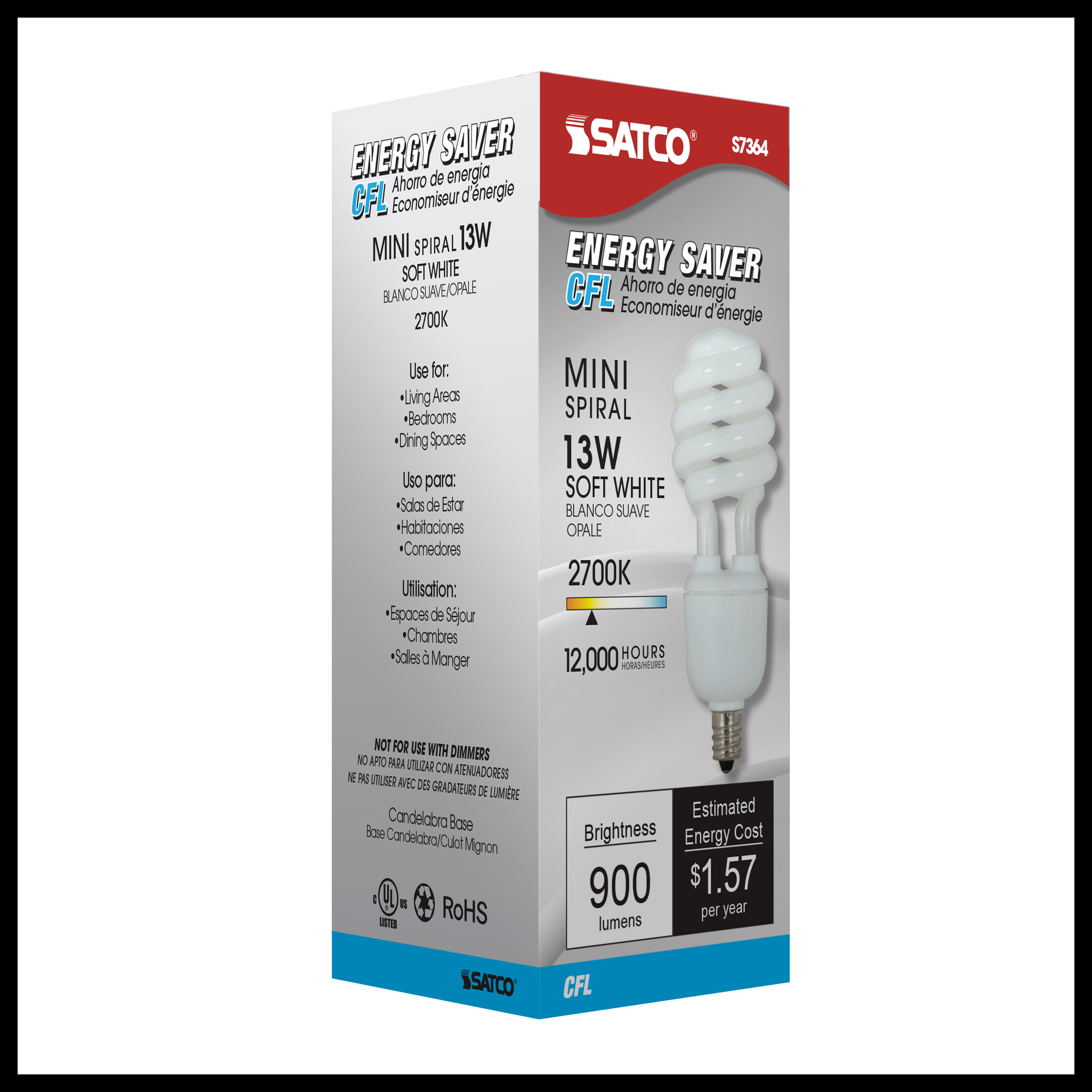 13T2/E12/2700K/120V/1PK - S7364