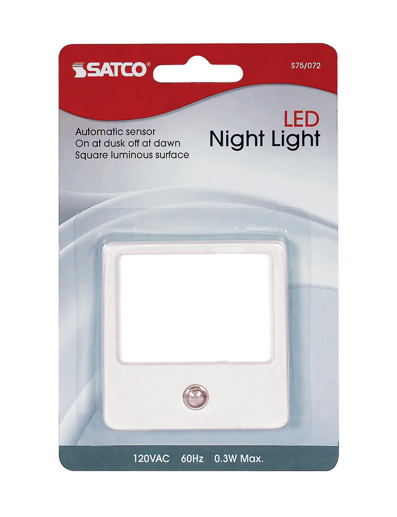 LED NIGHT LIGHT, SENSOR AUTOMA - S75-072