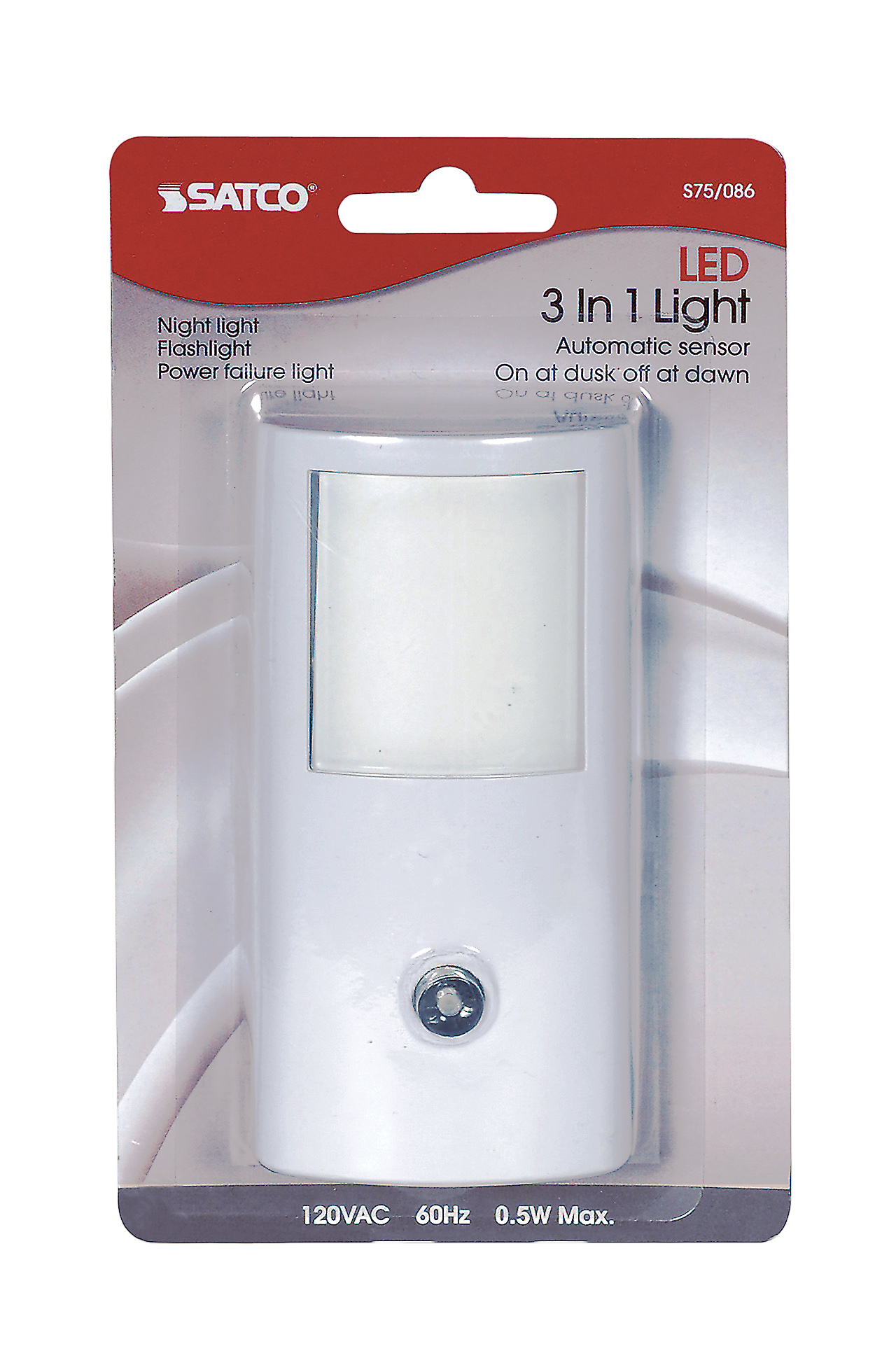 LED EMERGENCY LIGHT, 3 IN 1 PO - S75-086