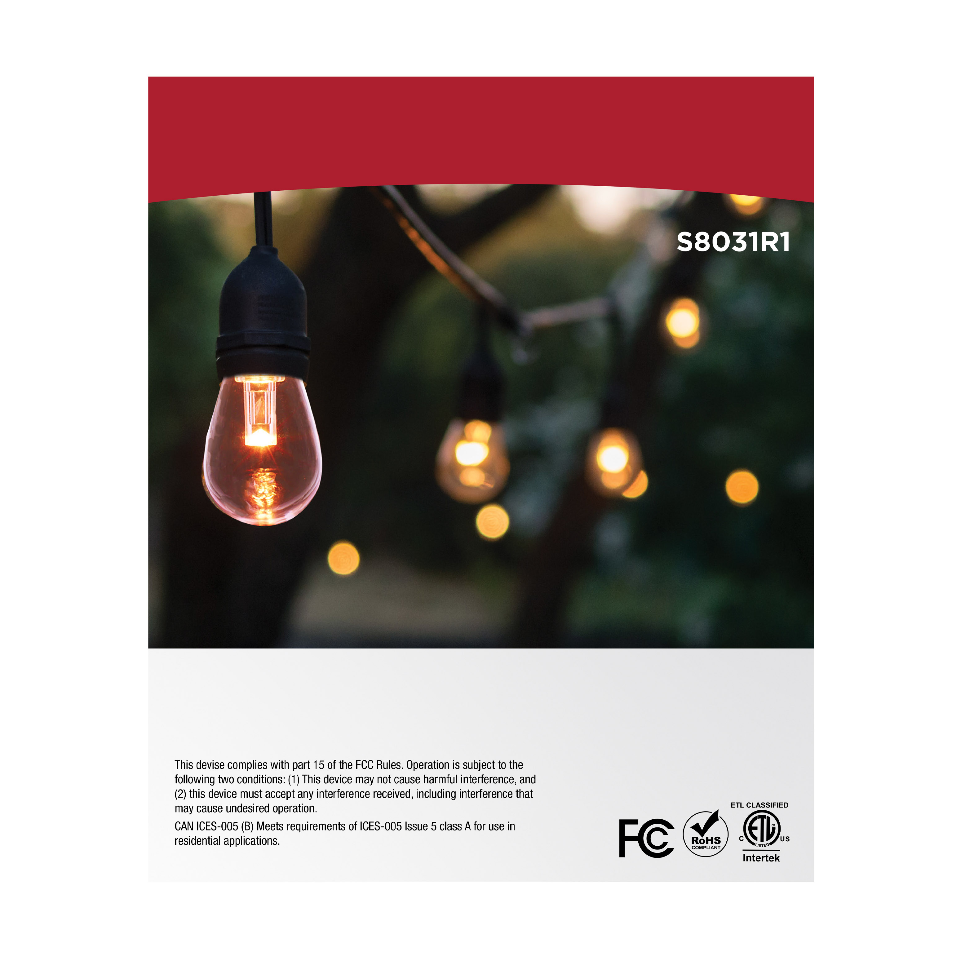 24FT/LED/SL/S14/IRR/RGBTW/120V - S8031R1