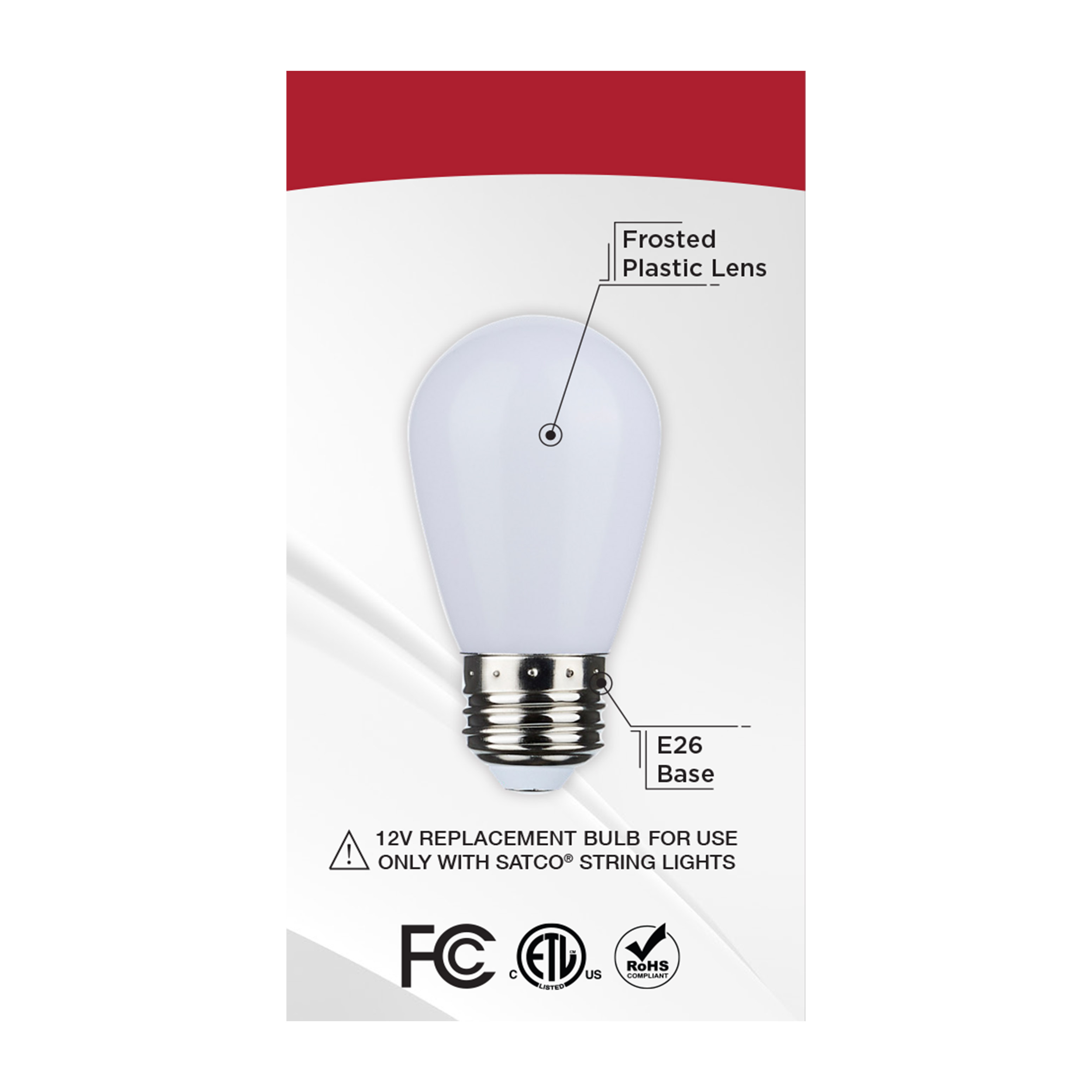 1W/LED/S14/TW/FR/12V/2PK - S8051