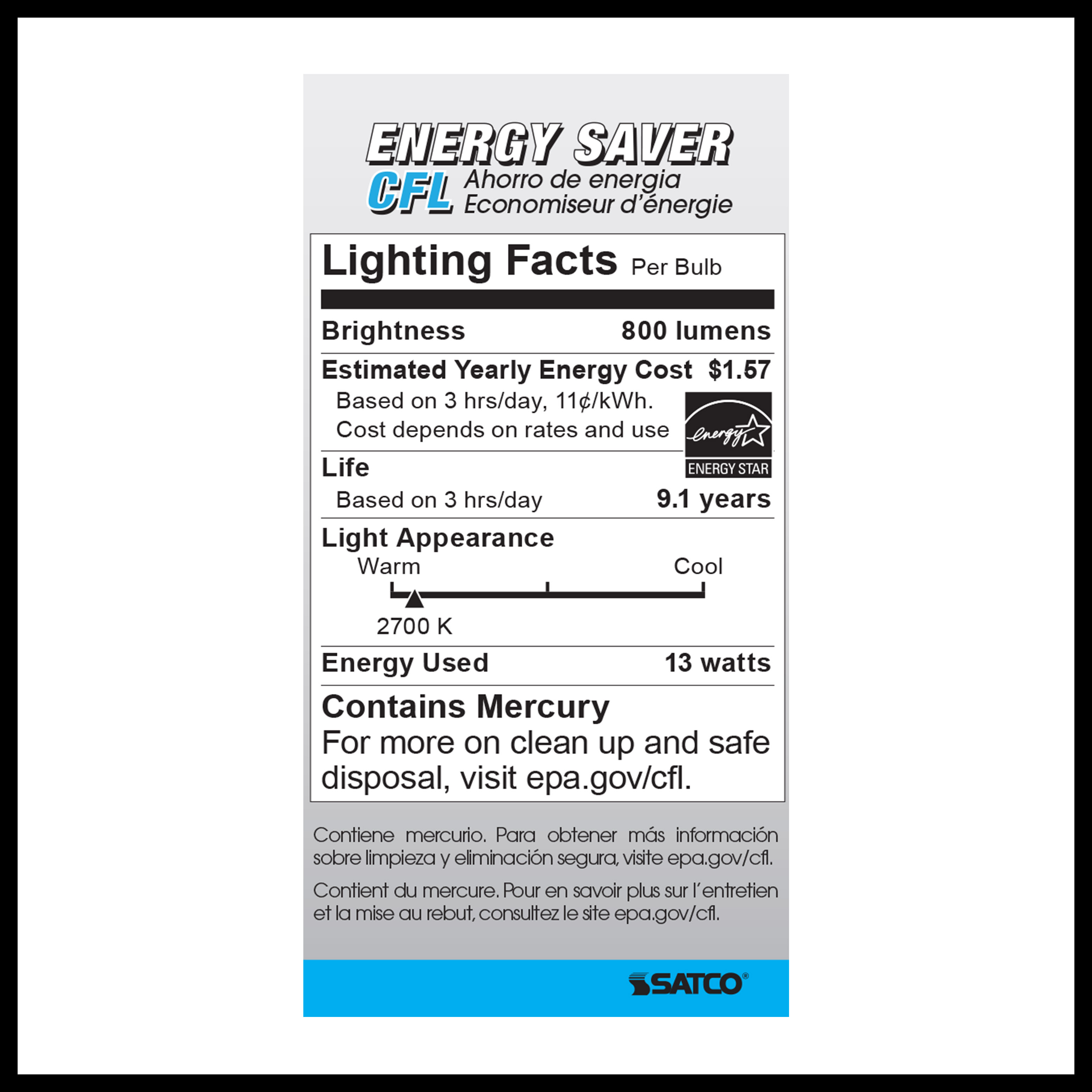 13T2/GU24/2700K/120V/1PK - S8203