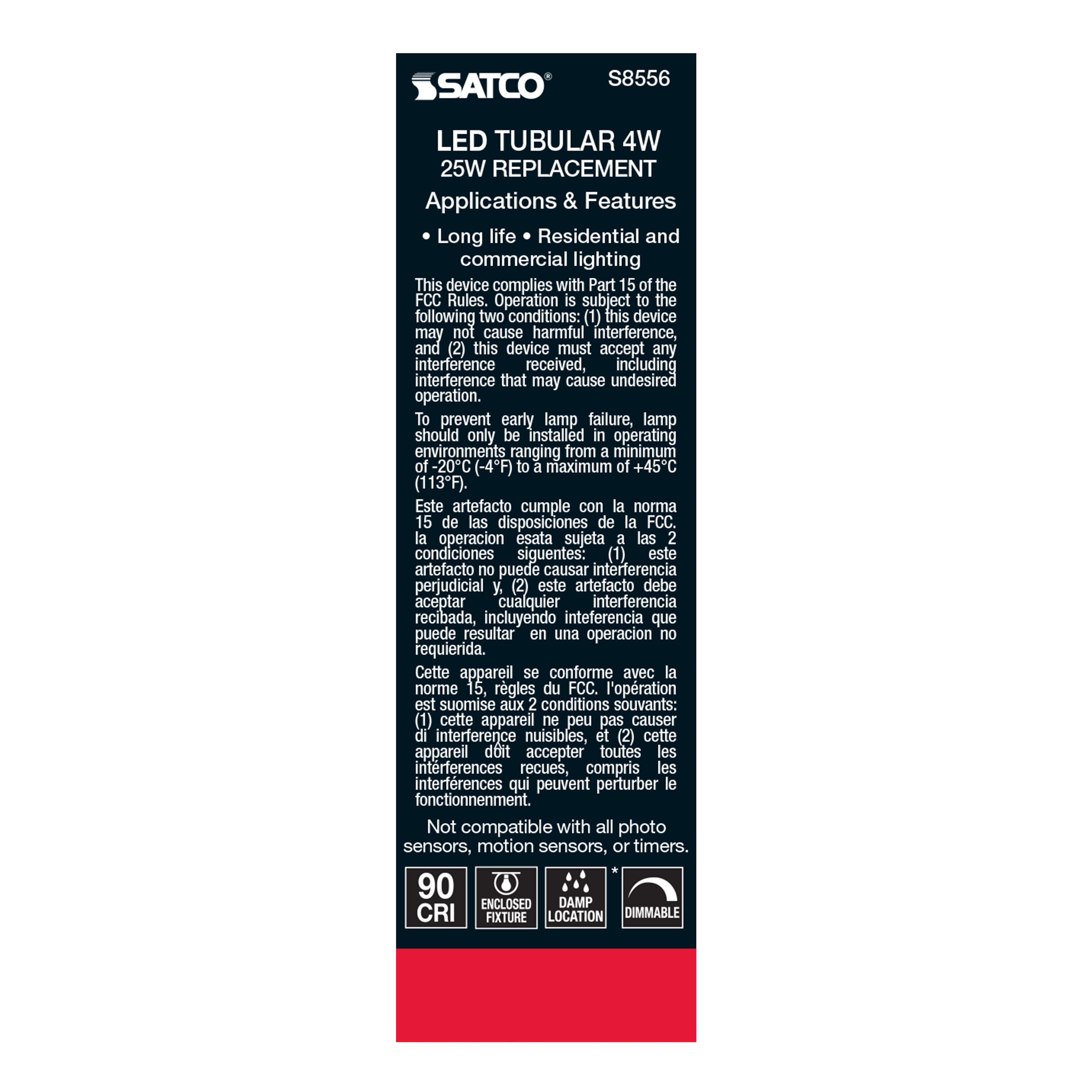 4T10/LED/E26/27K/120V - S8556