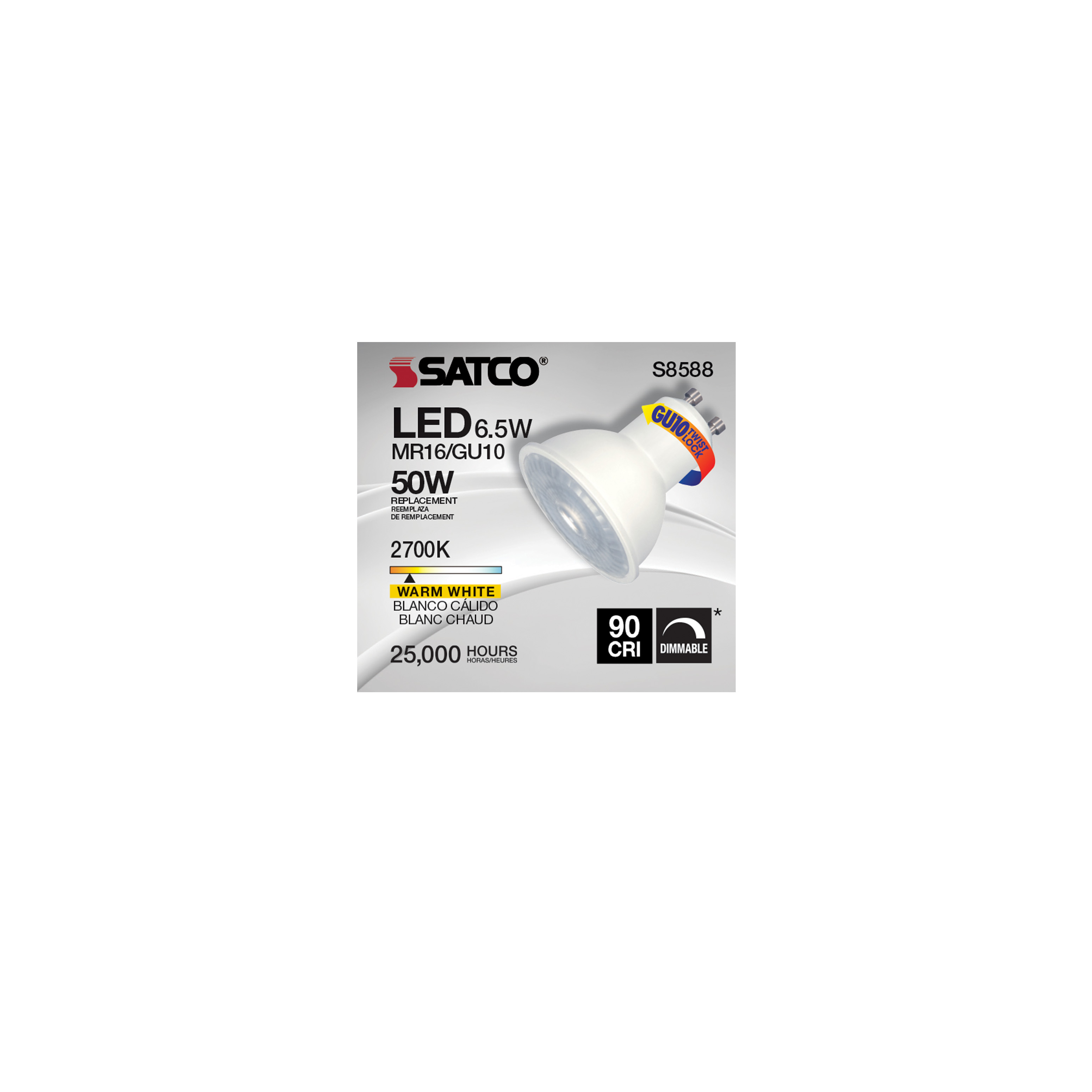 6.5MR16/LED/40'/927/GU10 - S8588