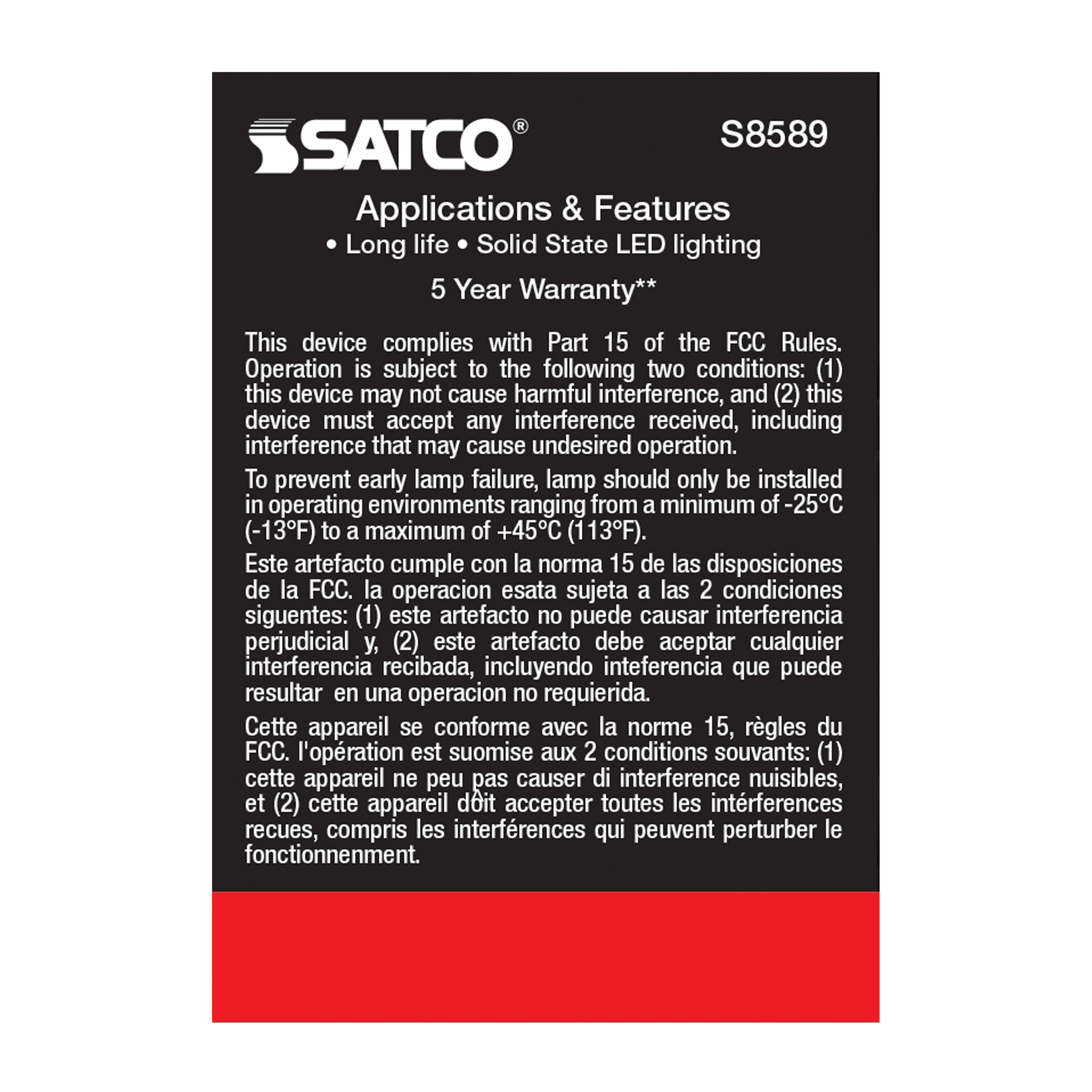 6.5MR16/LED/40'/930/GU10 - S8589