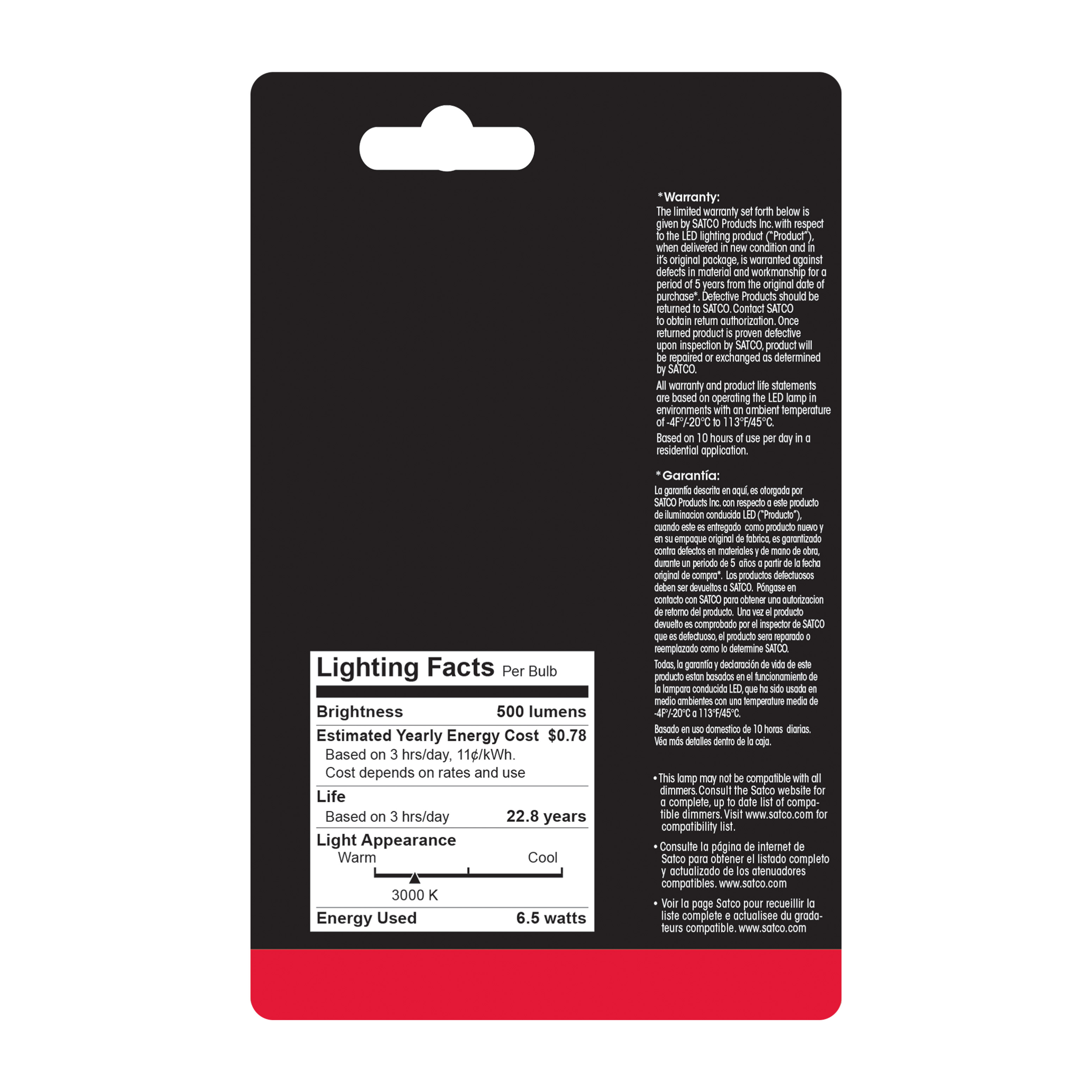 6.5MR16/LED/40'/830/120V/GU10 - S8604