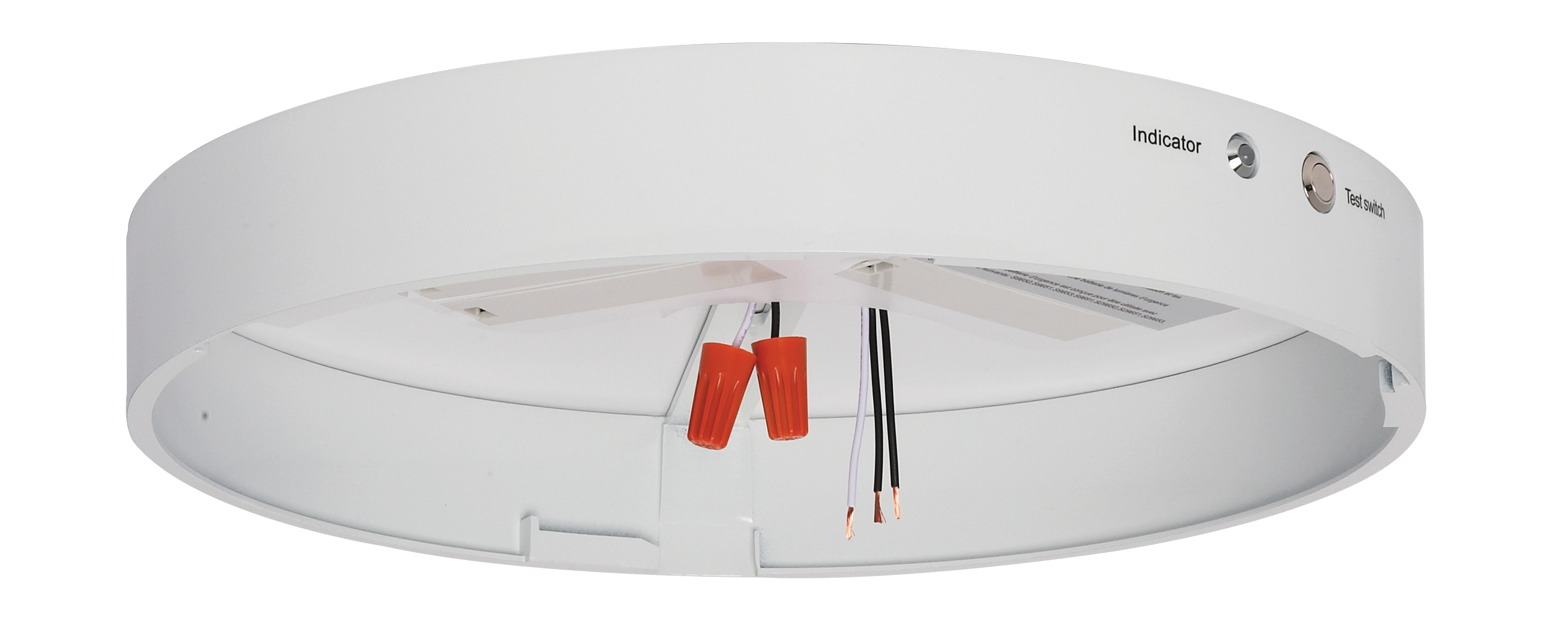 BATTERY BACK UP 13" ROUND WH - S8672