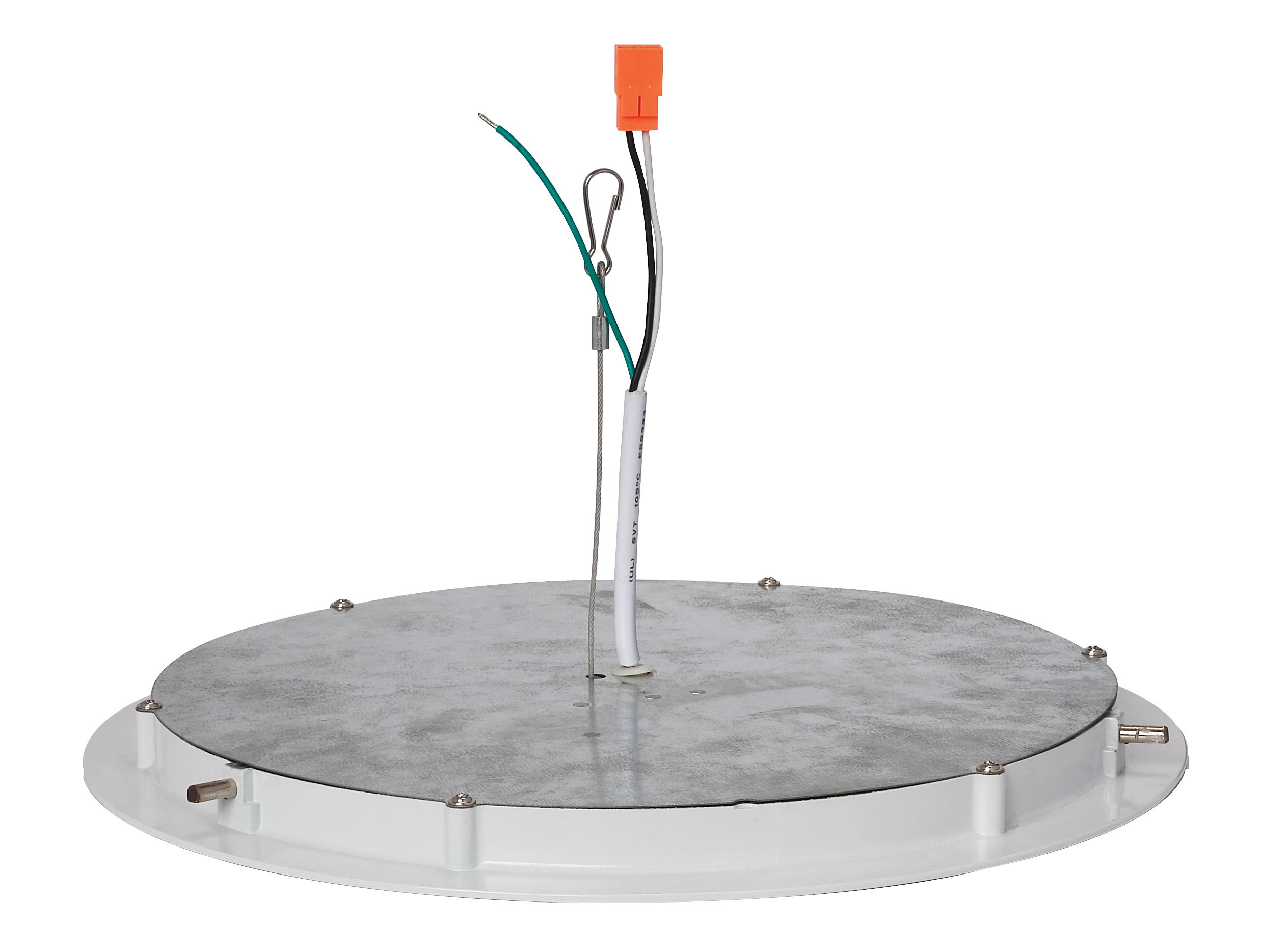 BATTERY BACK UP 13" ROUND WH - S8672