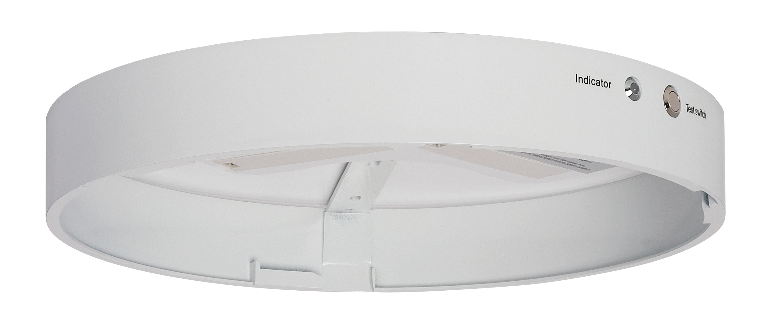 BATTERY BACK UP 13" ROUND WH - S8672