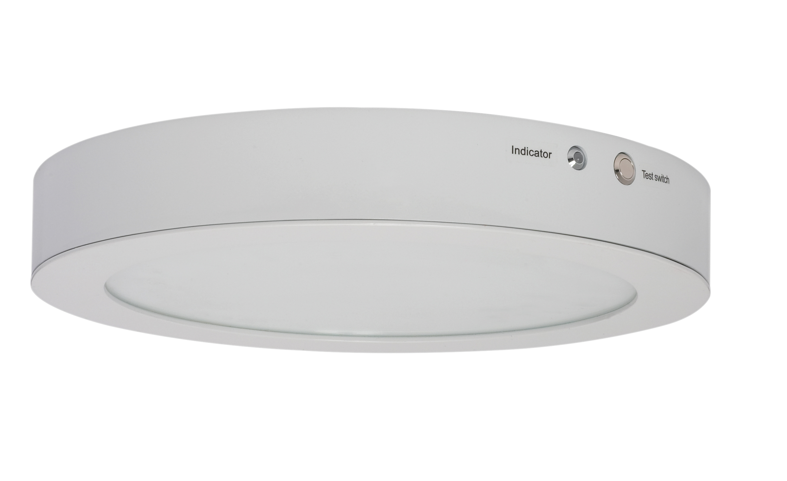 BATTERY BACK UP 13" ROUND WH - S8672