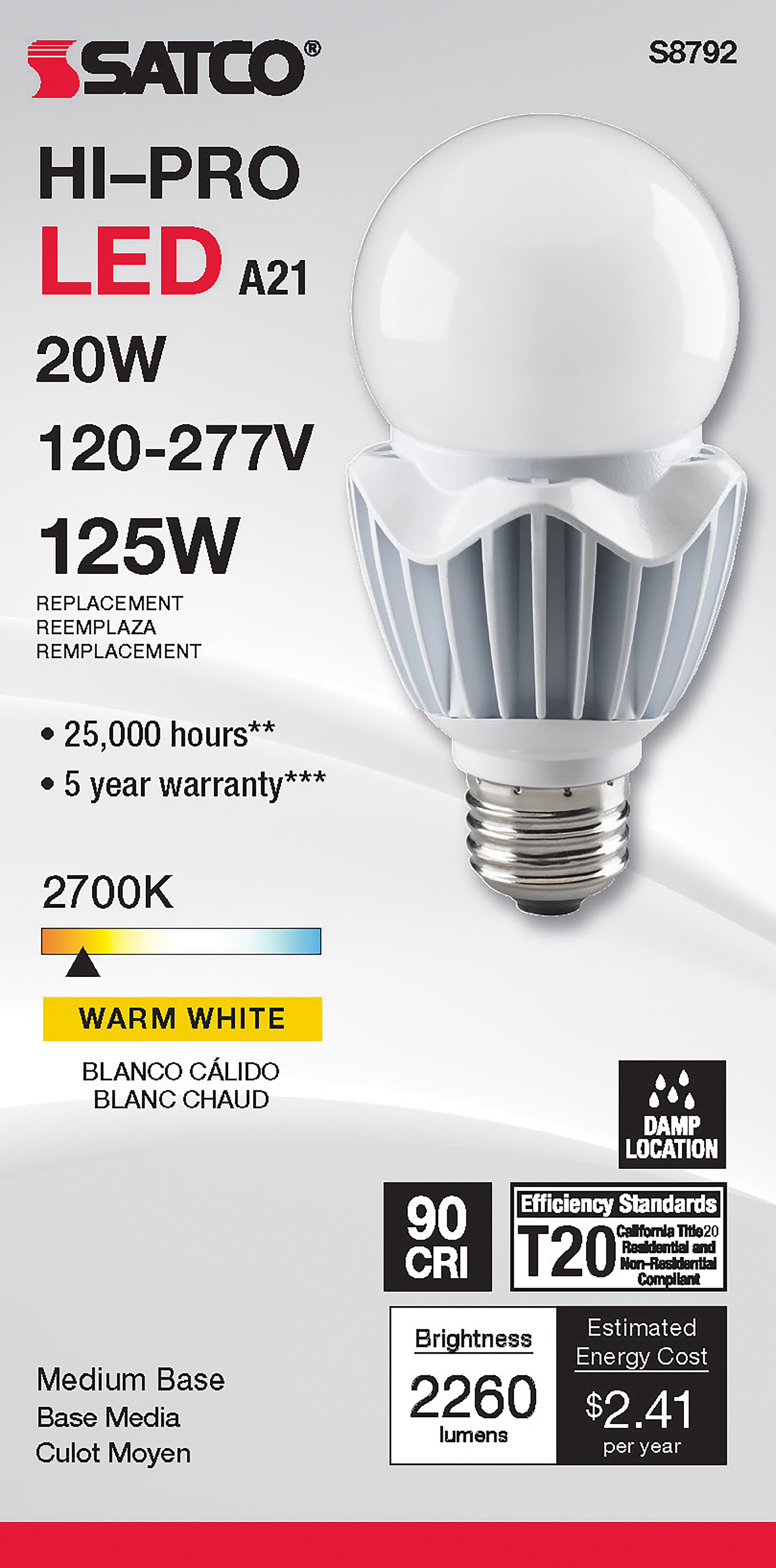 20WA21/LED/927/120-277V - S8792