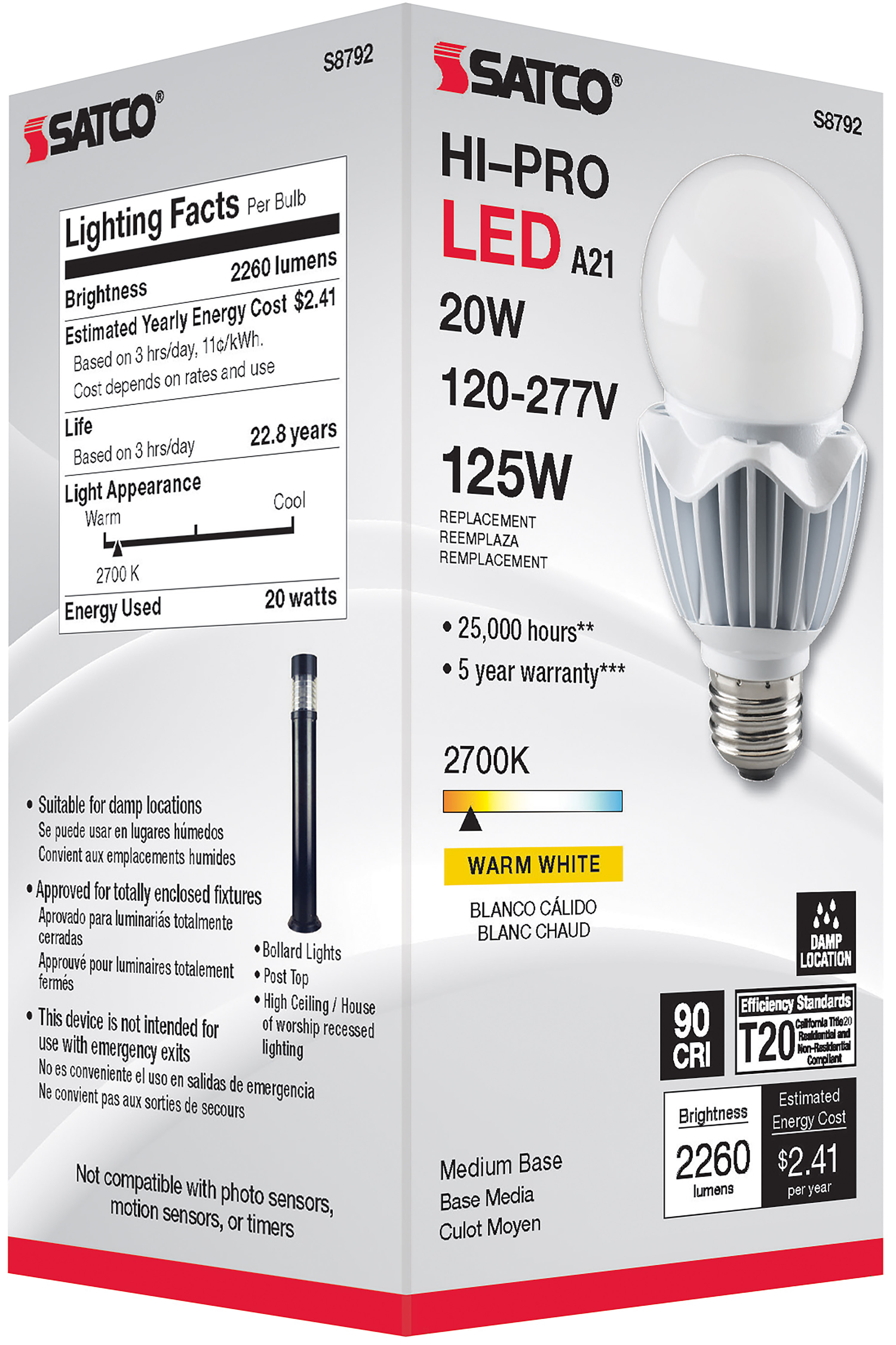 20WA21/LED/927/120-277V - S8792