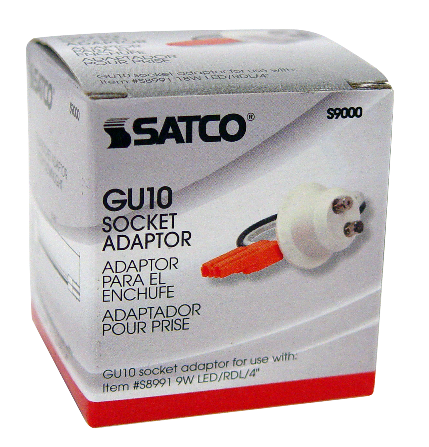 GU10 SOCKET ADAPTOR FOR RECESS - S9000