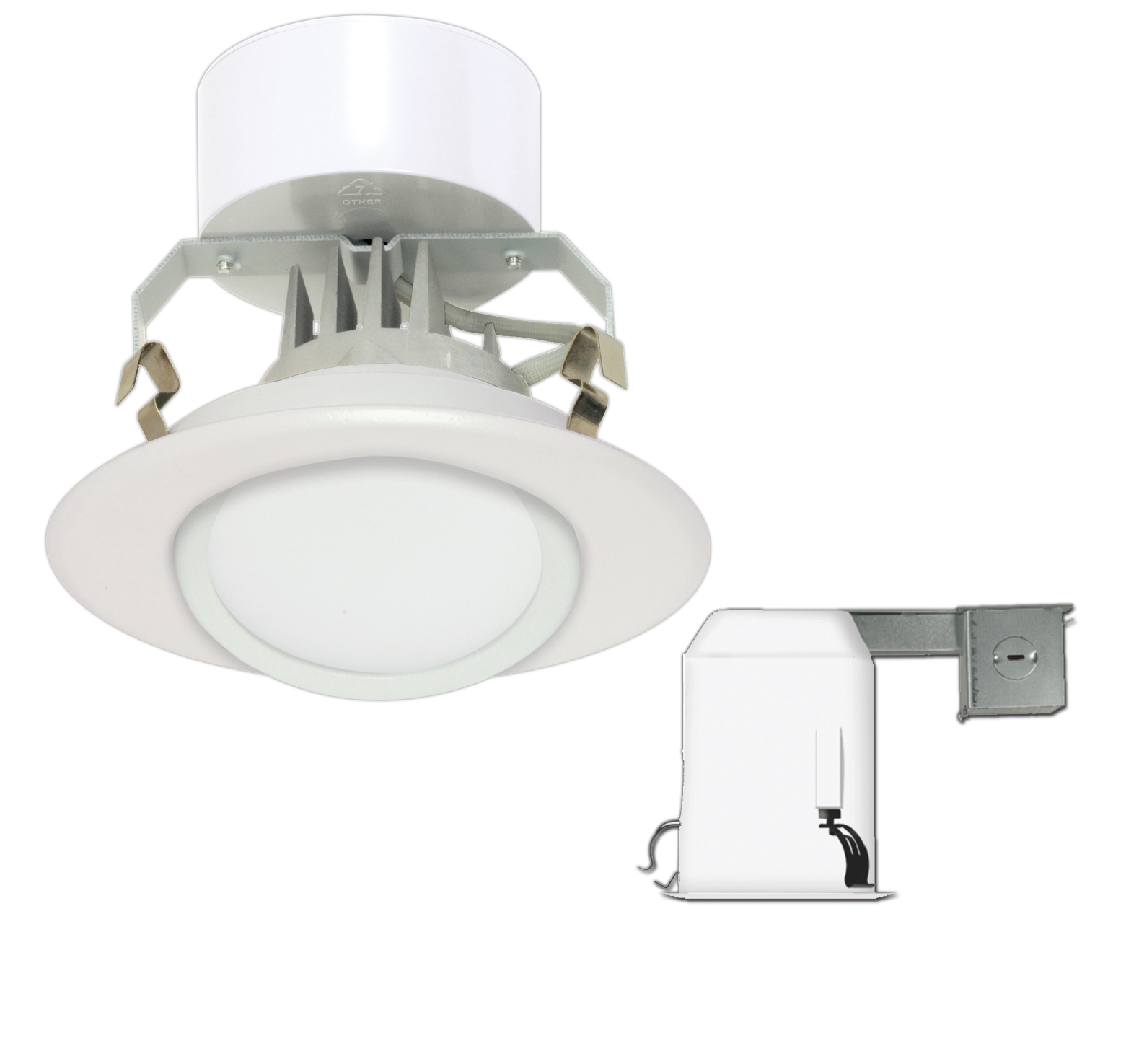 10.4WLED/RDL/4"GBL/KIT/120V 3K - S9120