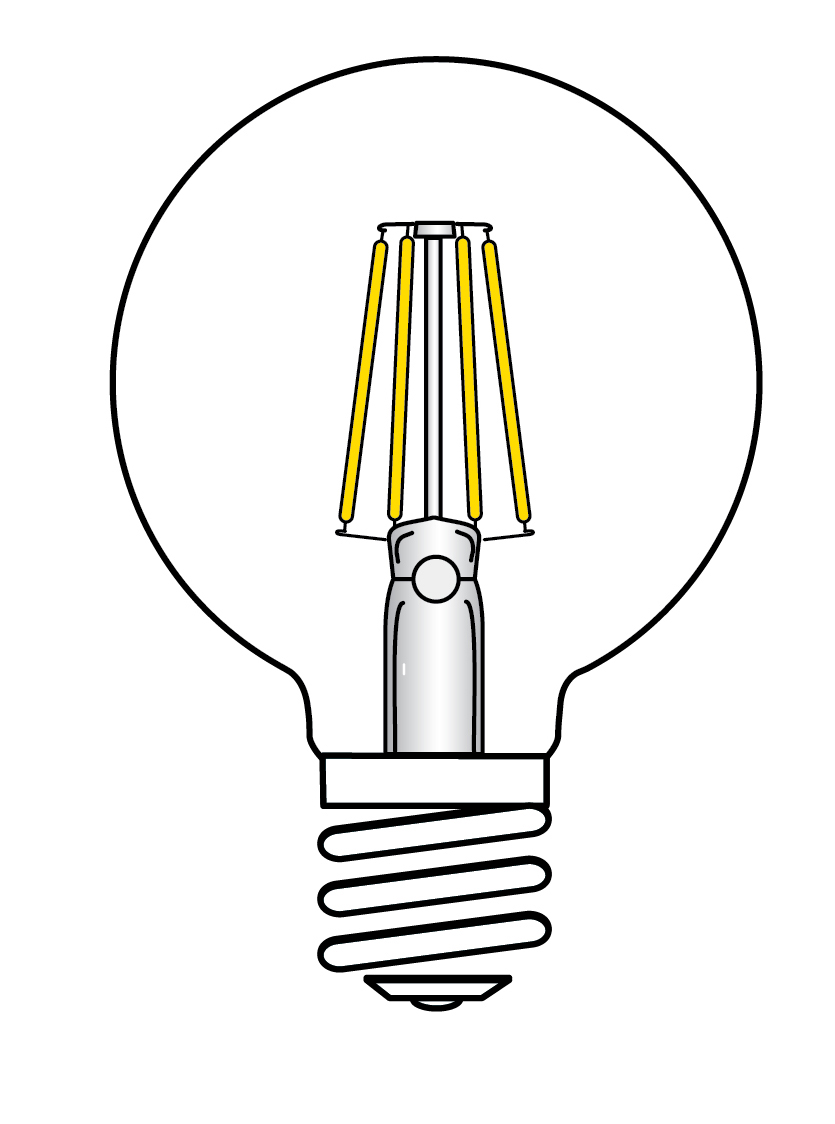 6.5G25/CL/LED/E26/27K/120V - S9255