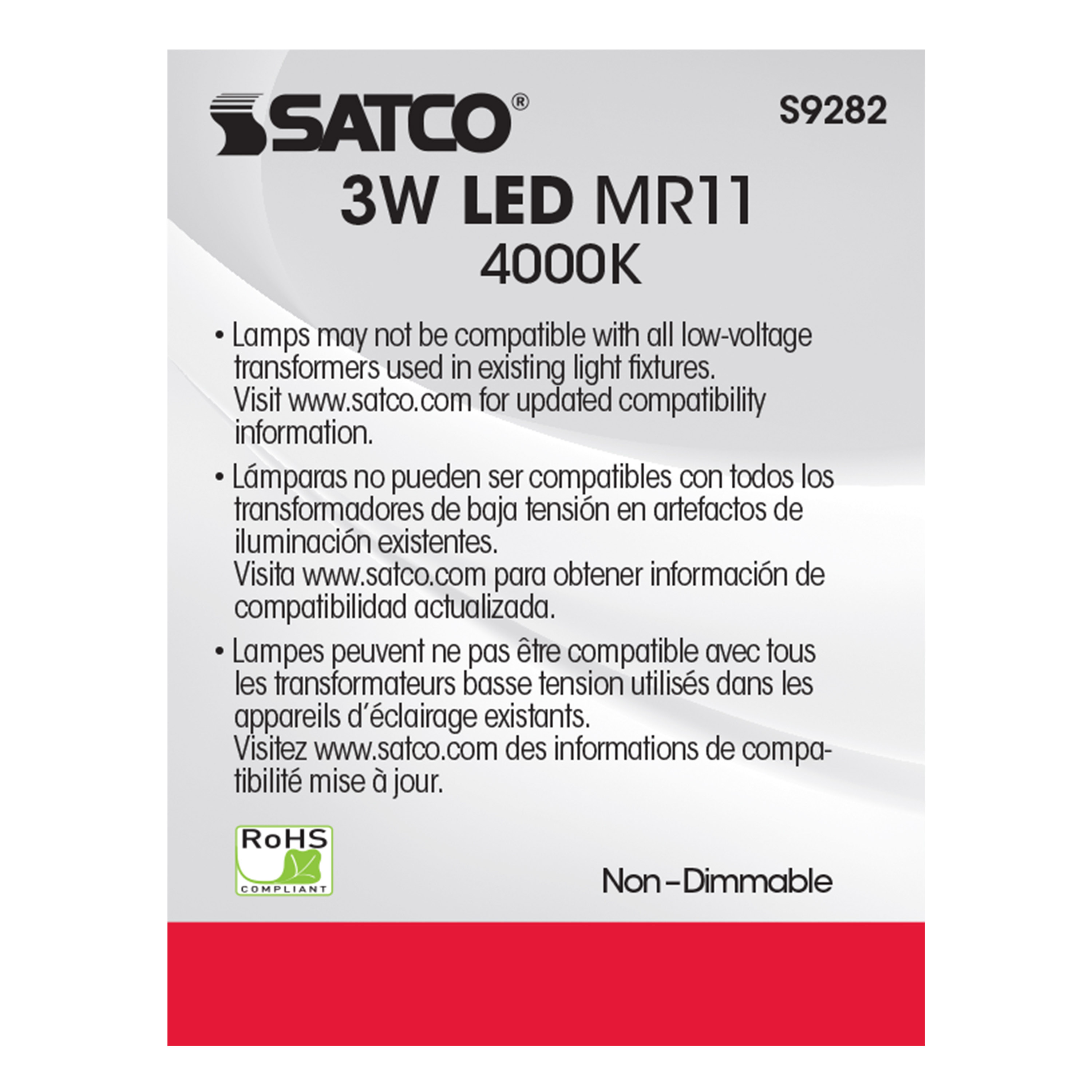 3MR11/LED/25'/4000K/12V - S9282