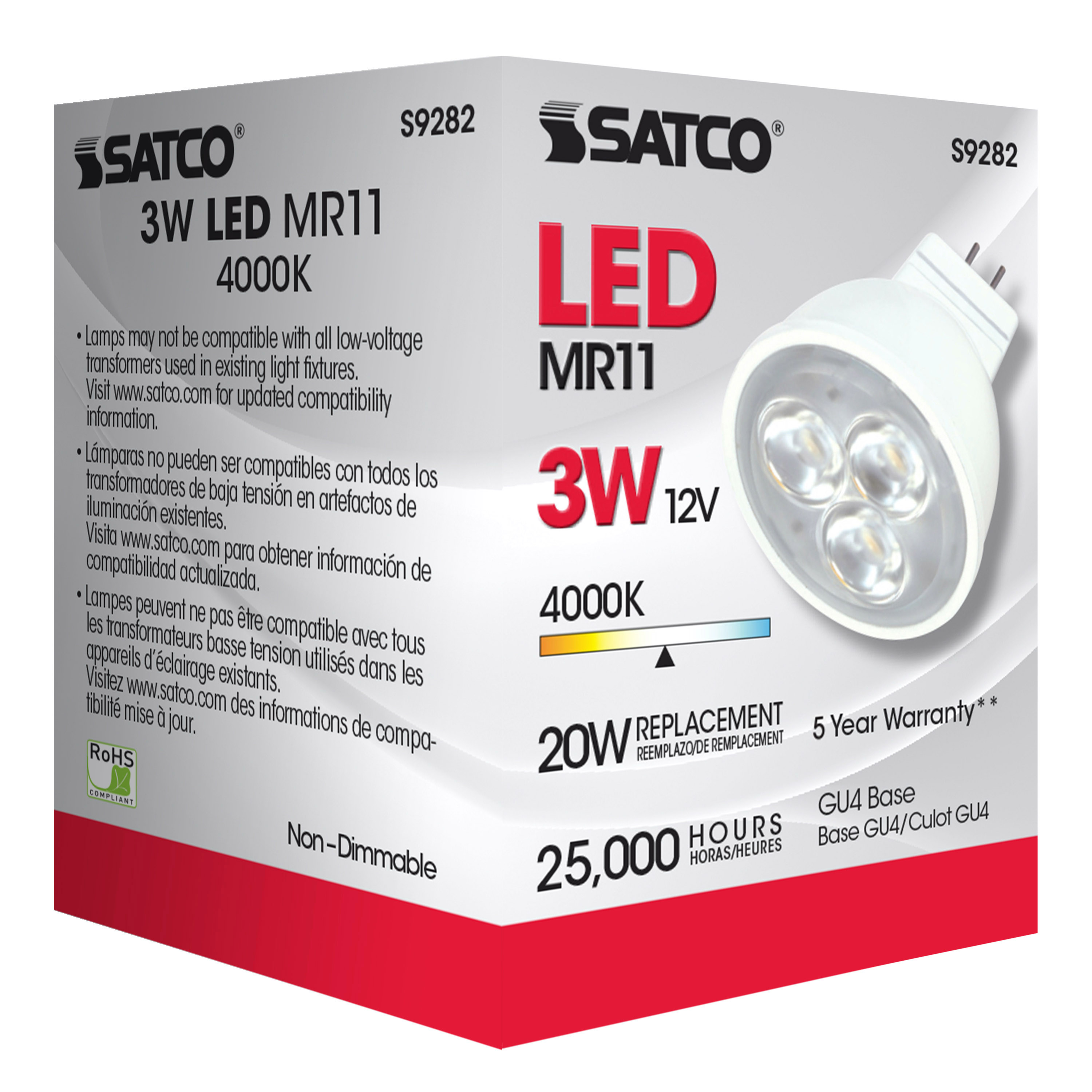 3MR11/LED/25'/4000K/12V - S9282