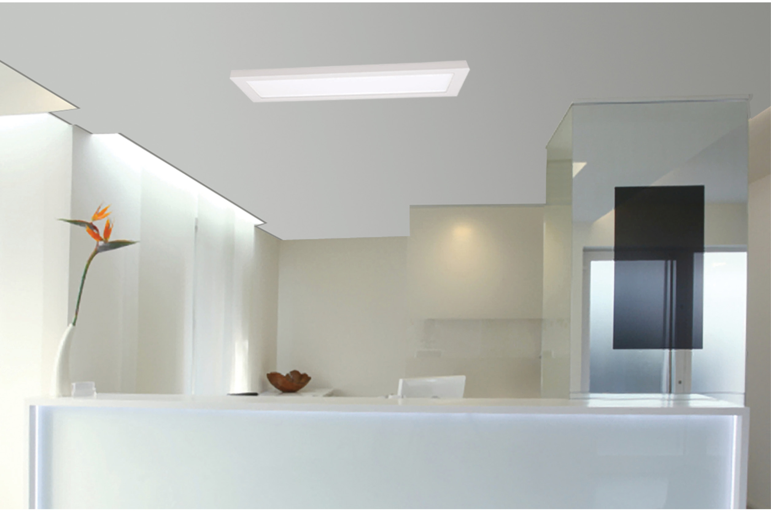 16W/LED/5x18"FLUSH/30K/REC - S9368