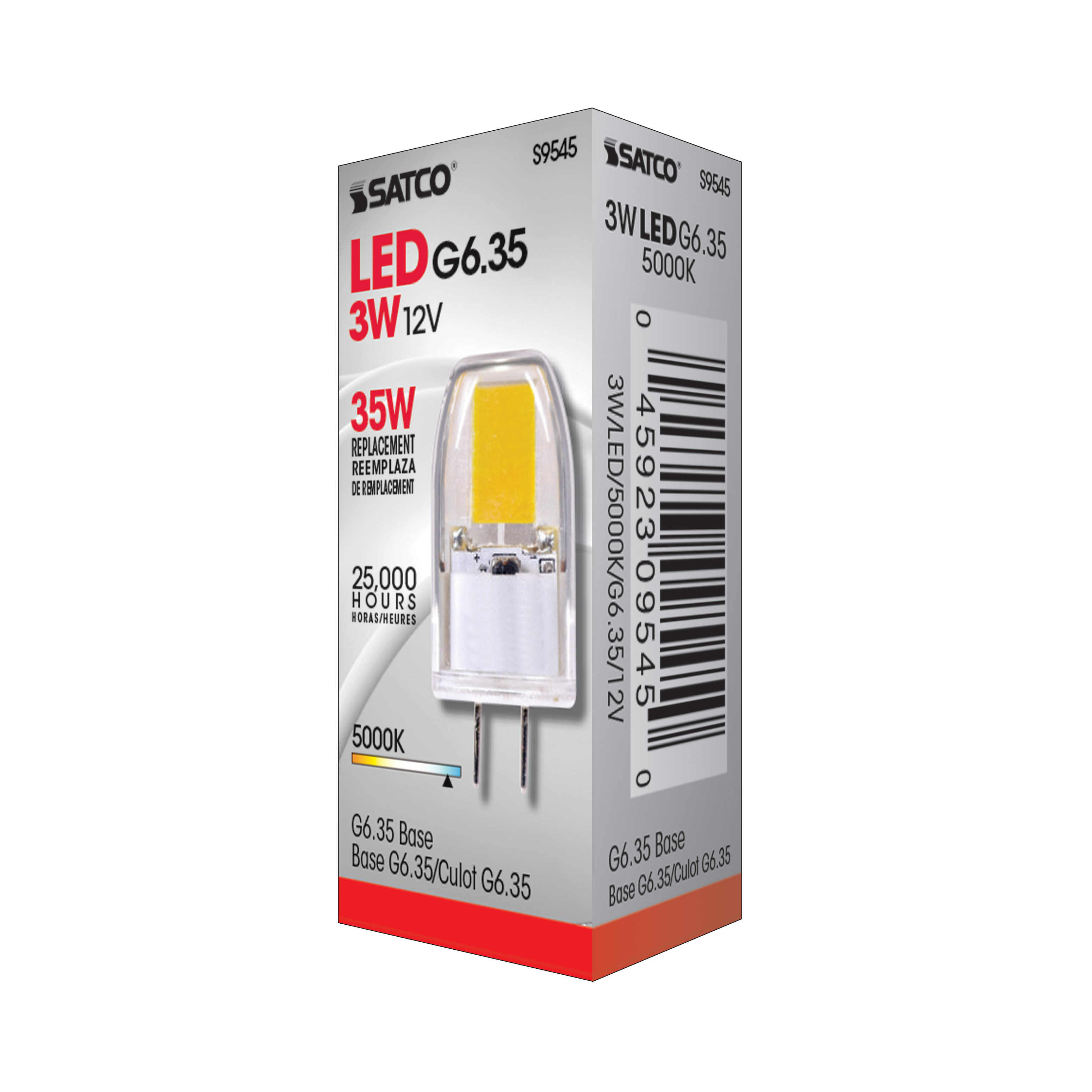 LED 3W JC/G6.35 12V 5000K 300L - S9545