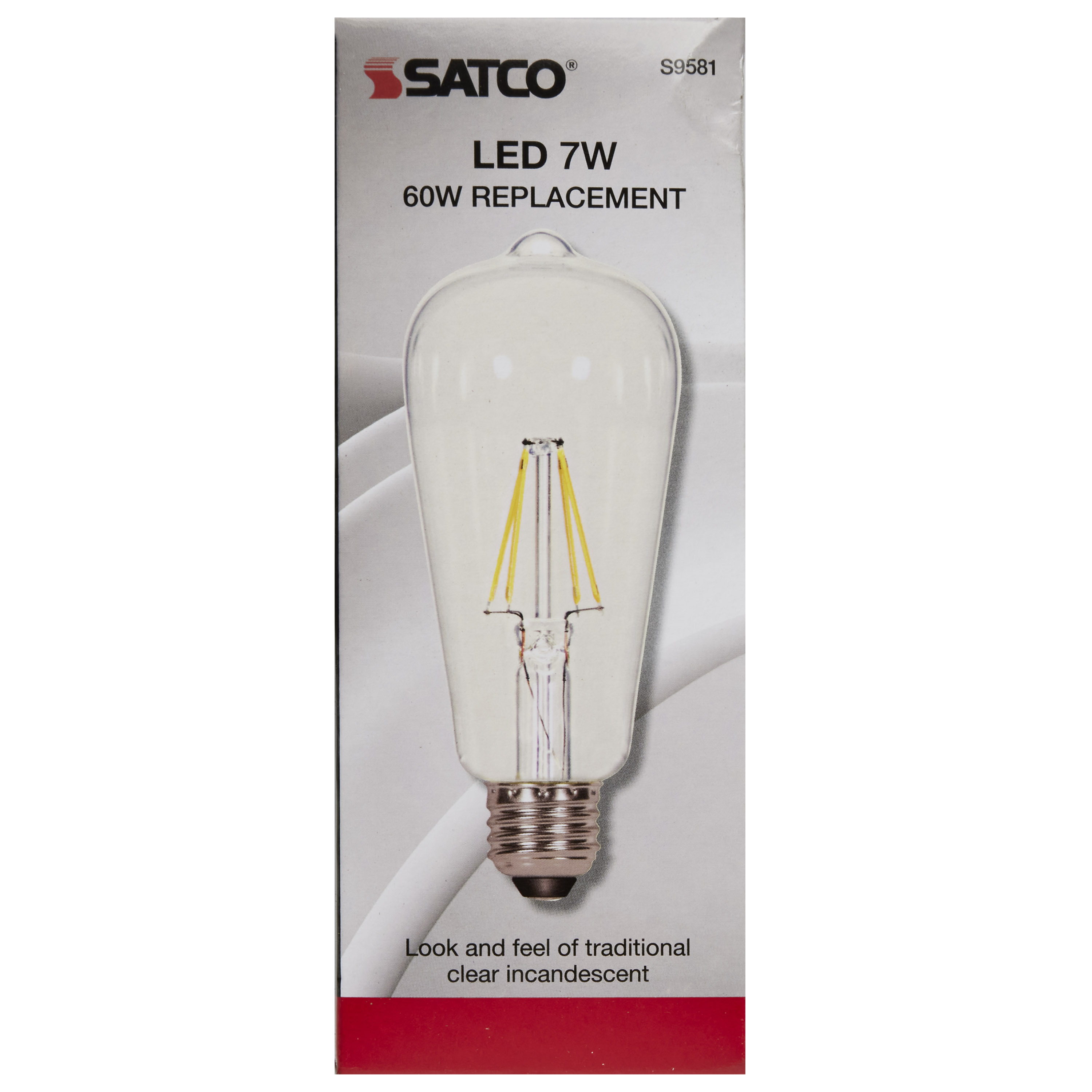 7ST19/CL/LED/E26/27K/120V - S9581