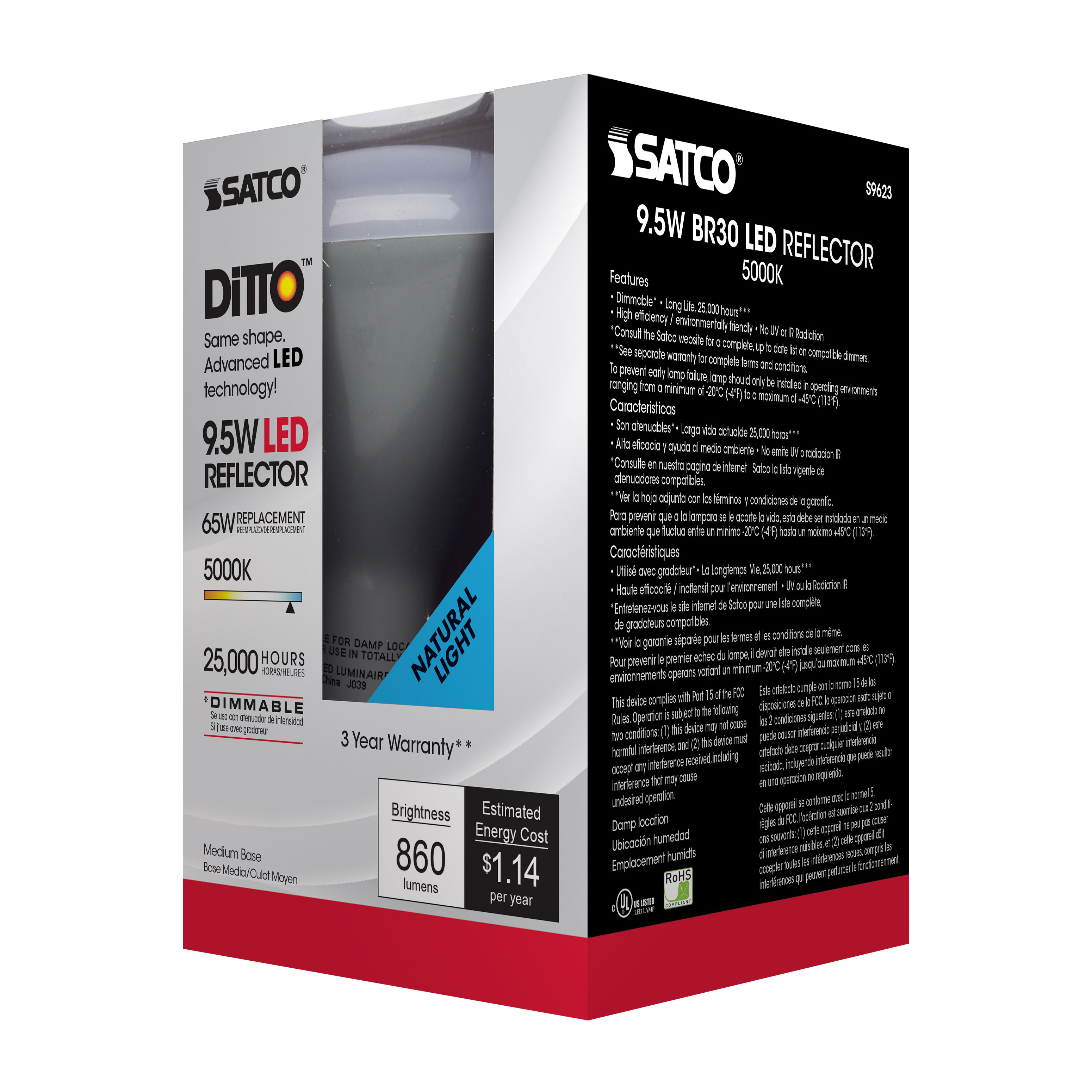 9.5BR30/LED/5000K/750L/120V/D - S9623