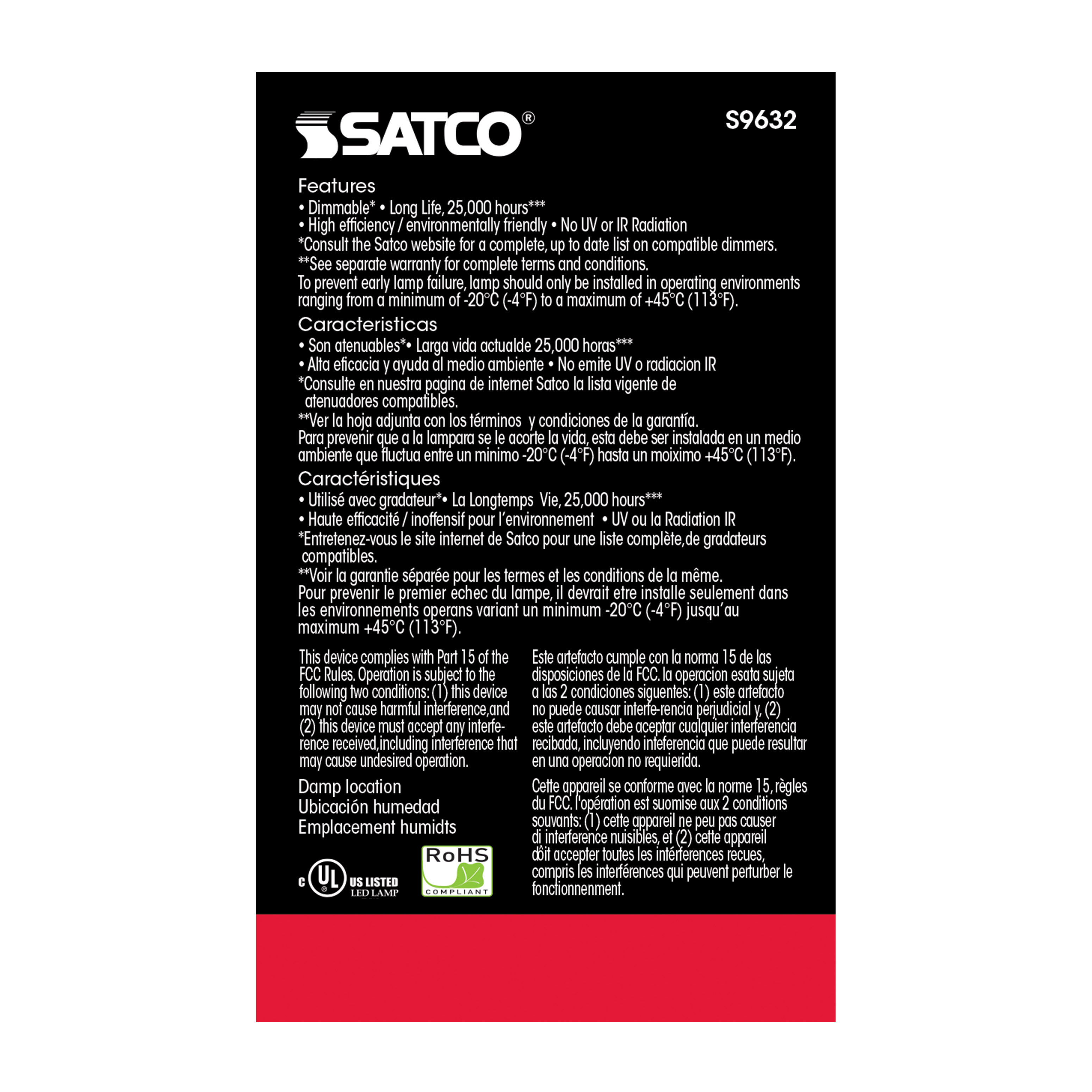 6.5R20/LED/4000K/525L/120V - S9632