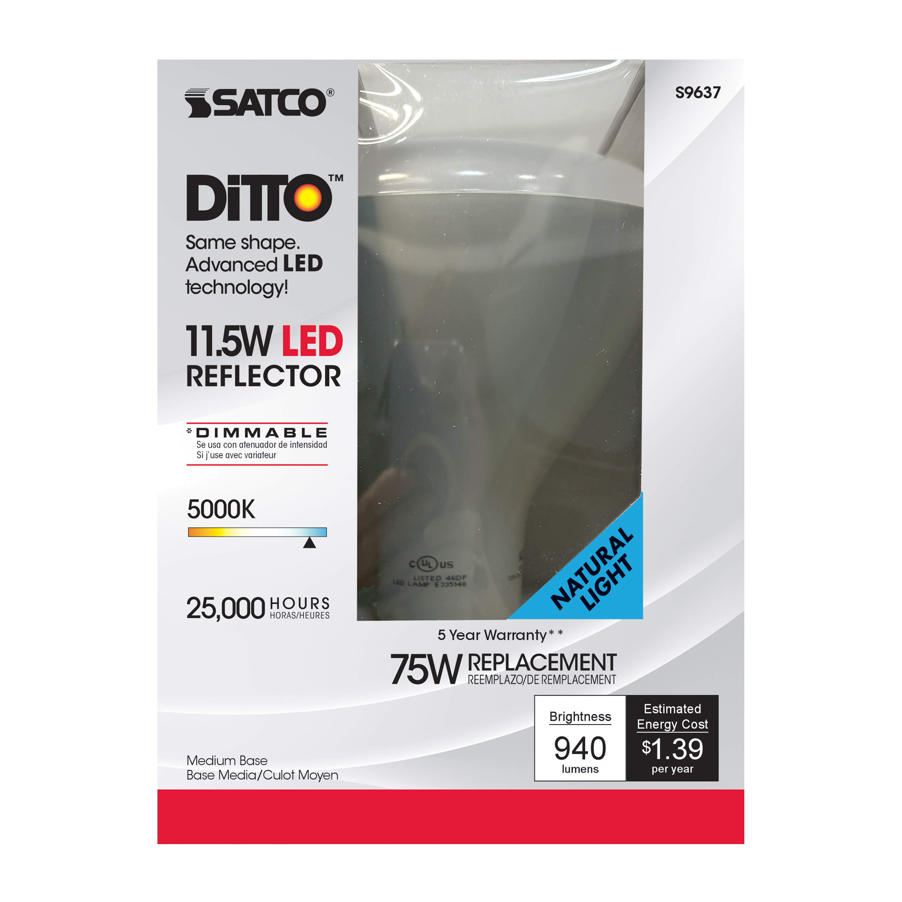 11.5BR40/LED/5000K/940L/120V - S9637