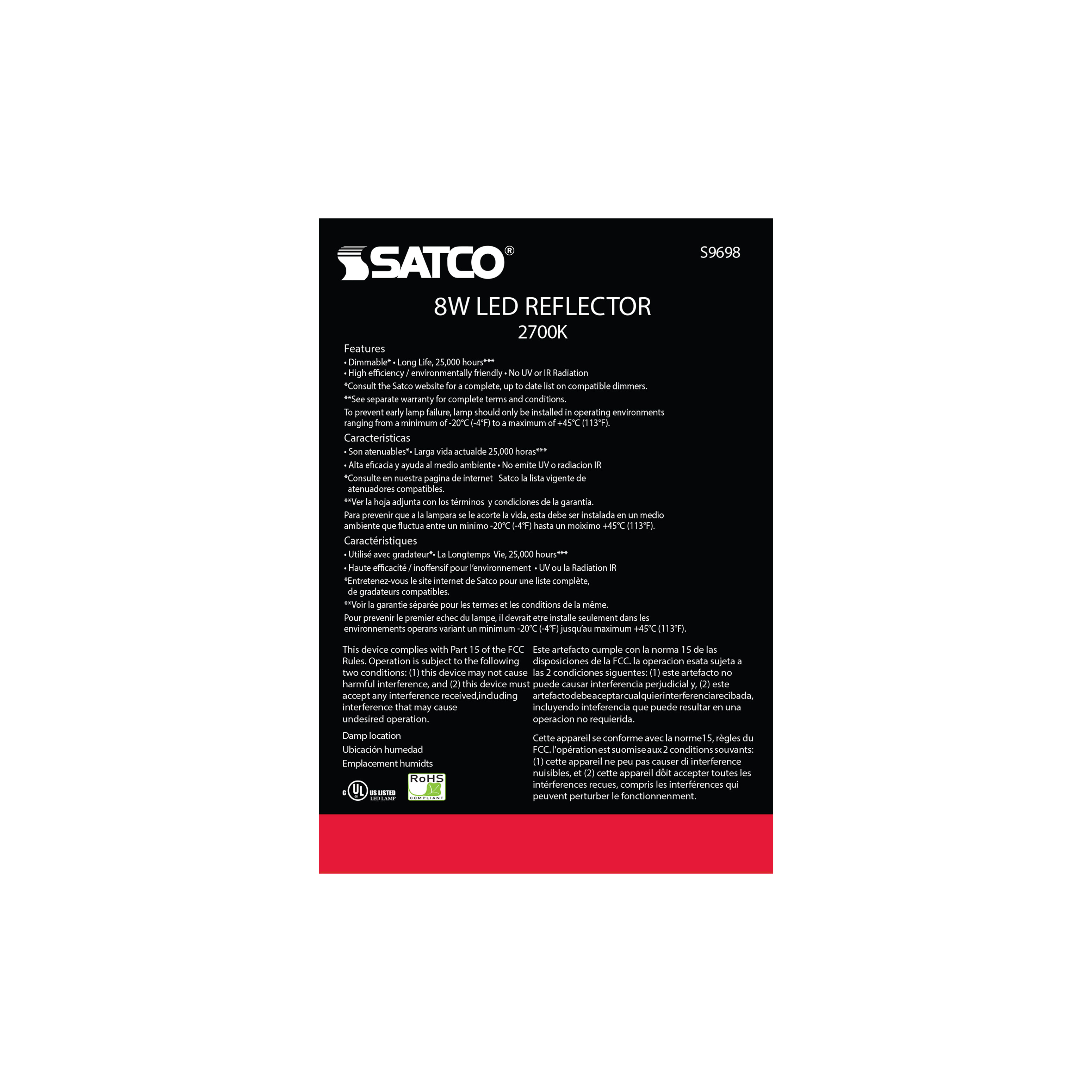 8BR30/LED/2700K/650L/2PK - S9698