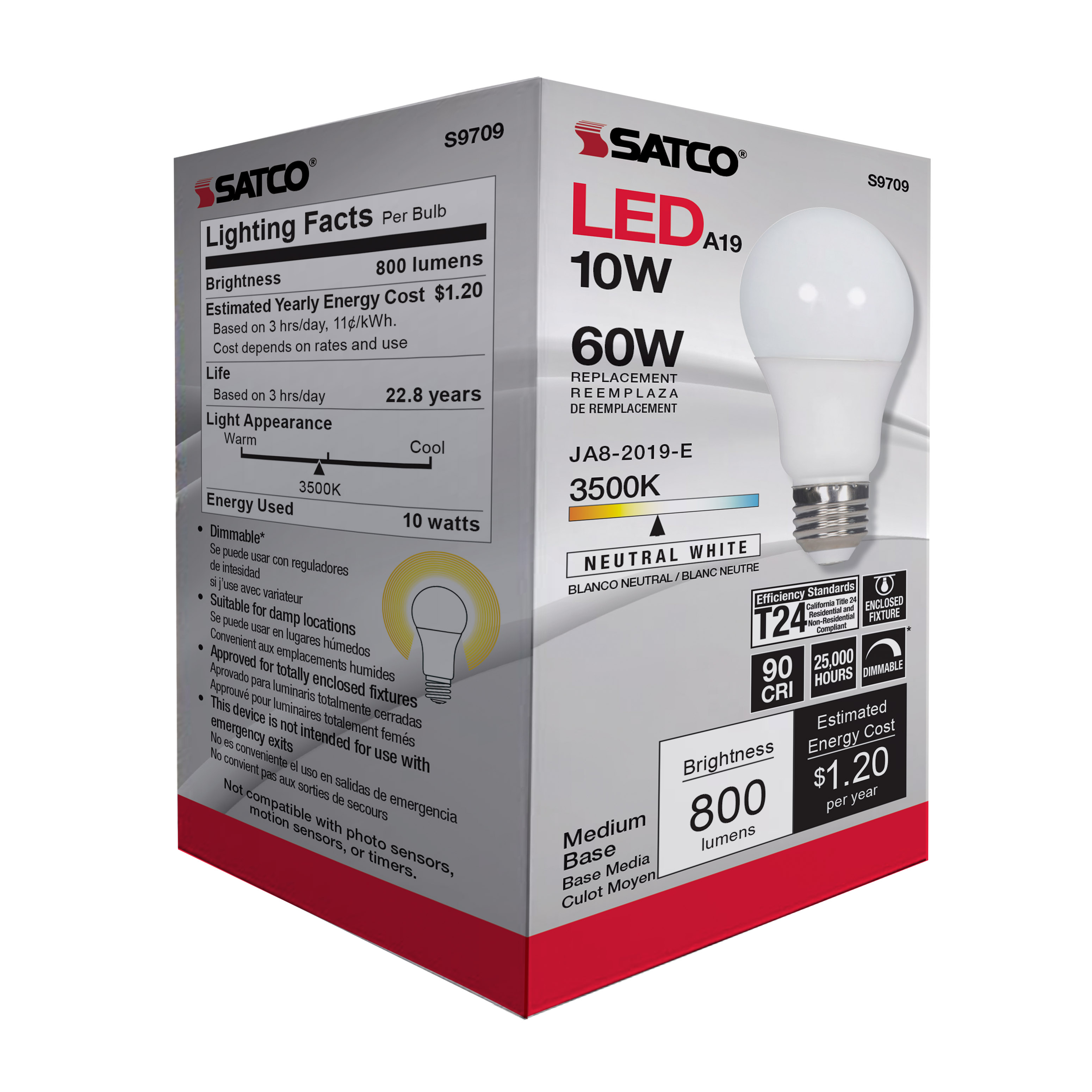 10A19/LED/35K/90CRI - S9709