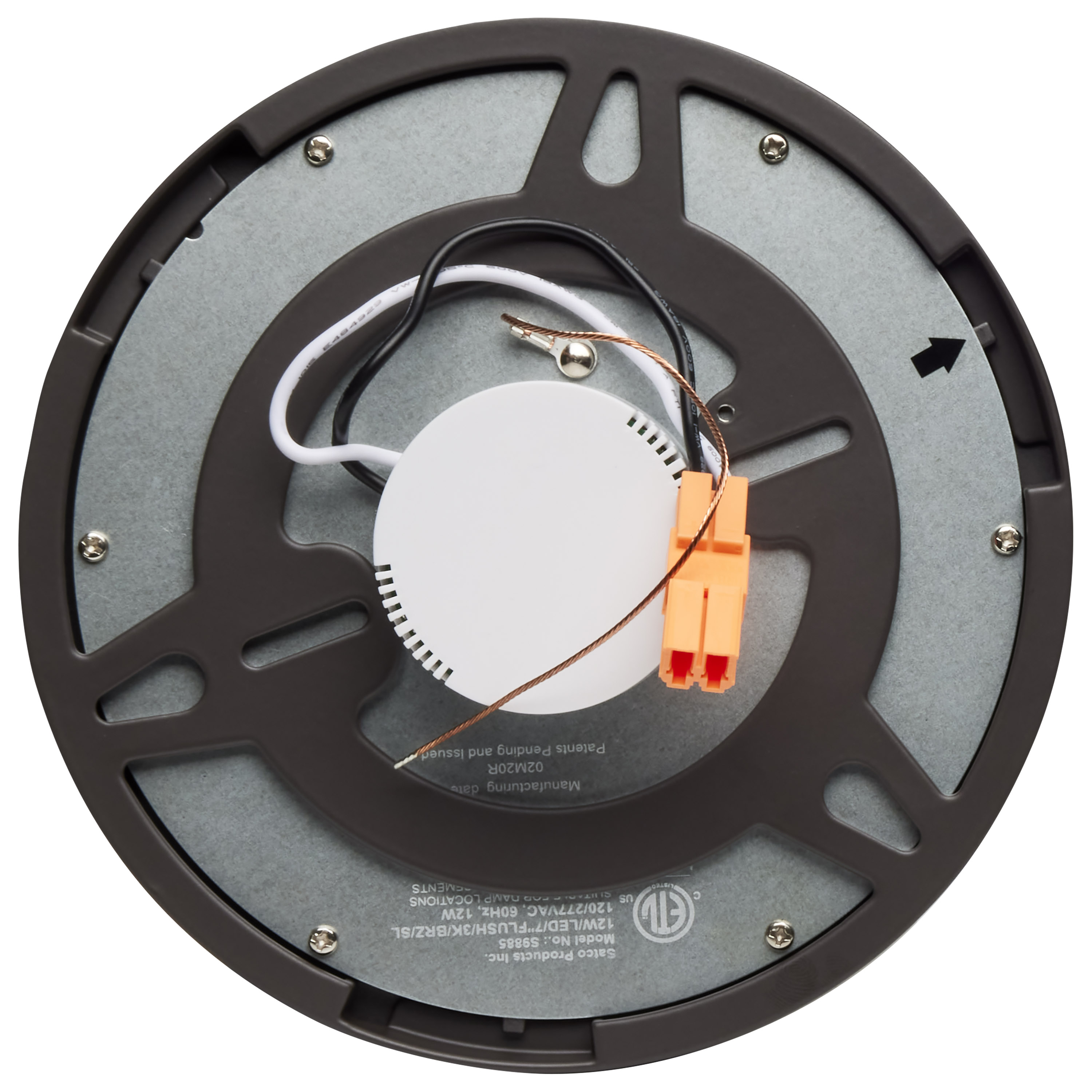 12W/LED/7"FLUSH/3K/BRZ/SL - S9885