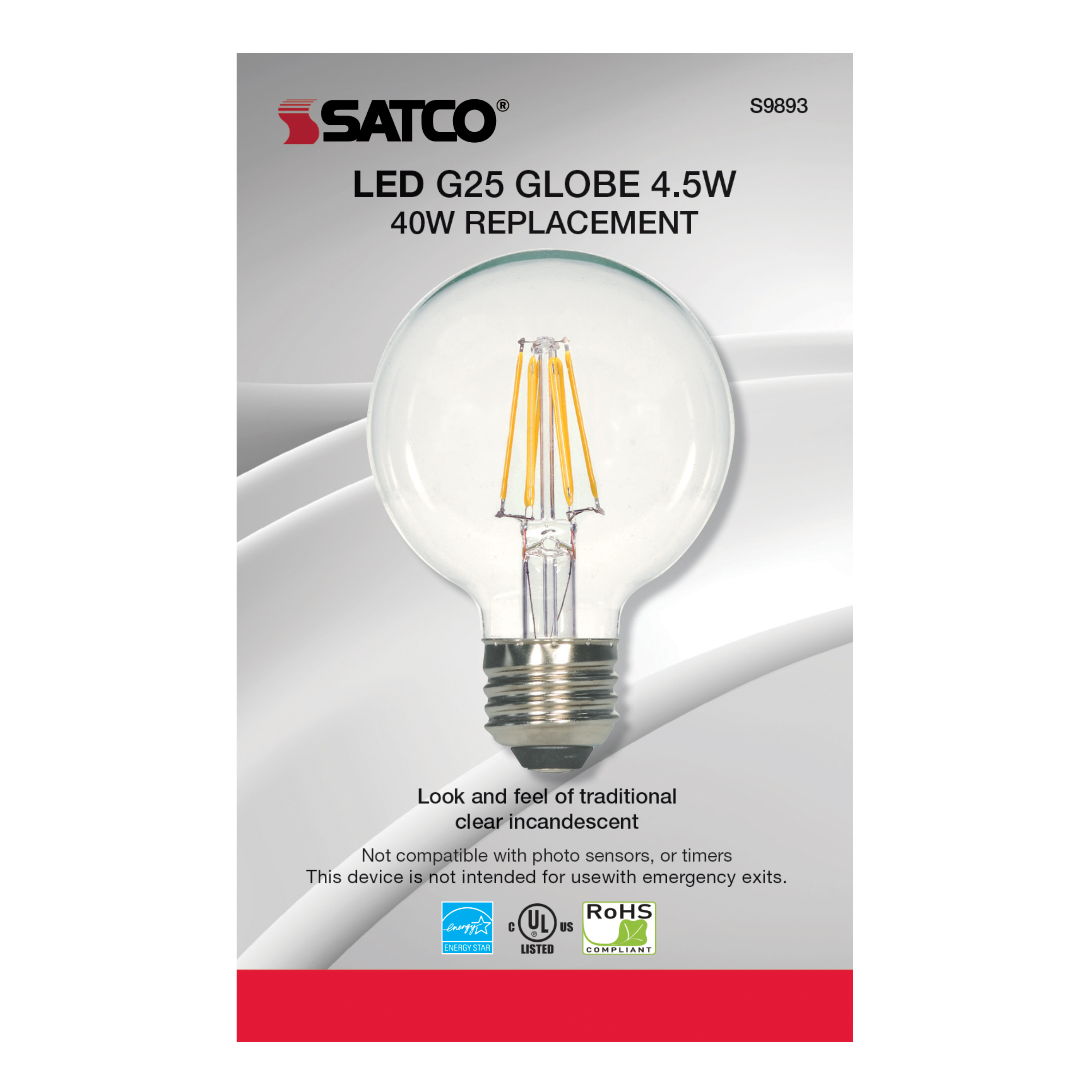 5.5G25/CL/LED/E26/30K/120V - S9893