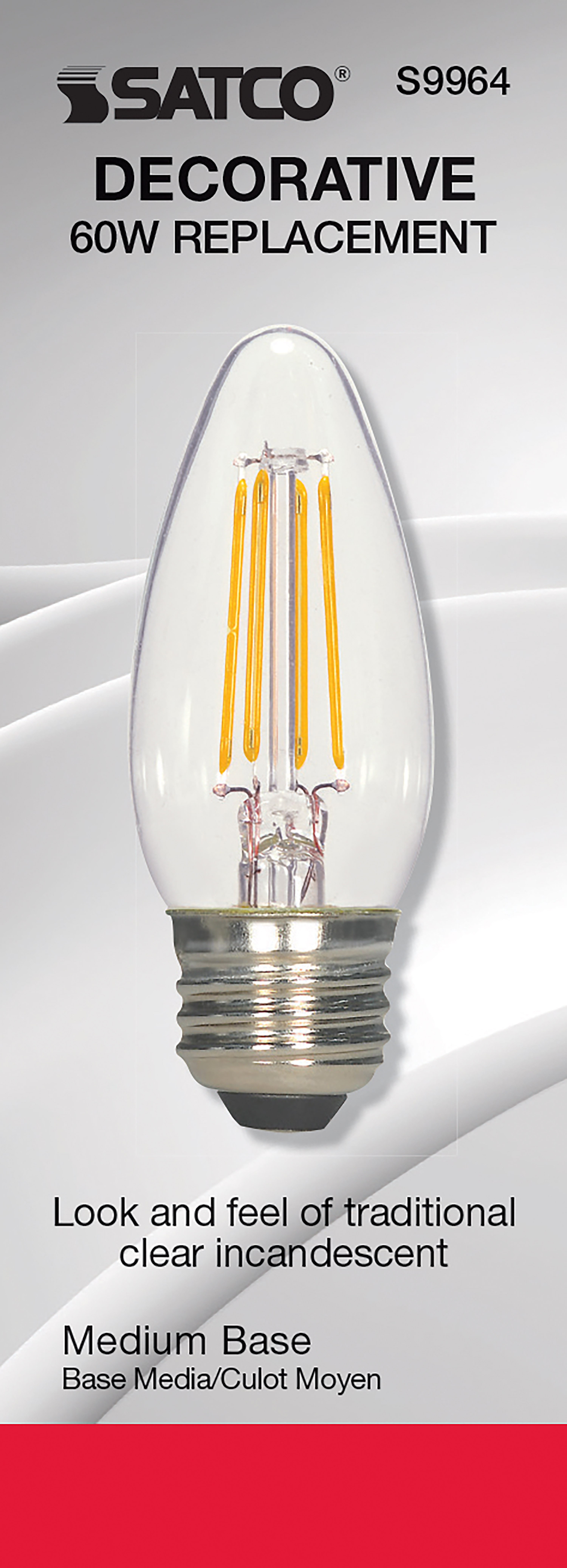 5.5W ETC/LED/27K/CL/120V - S9964