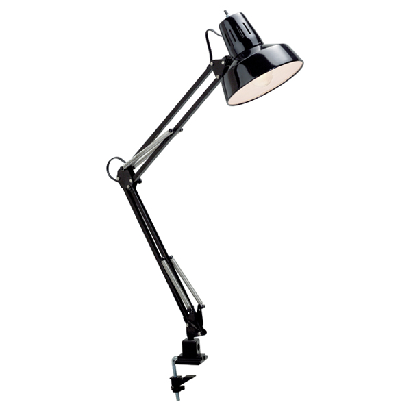 BLACK SWING ARM DRAFTING LAMP - SF76-359