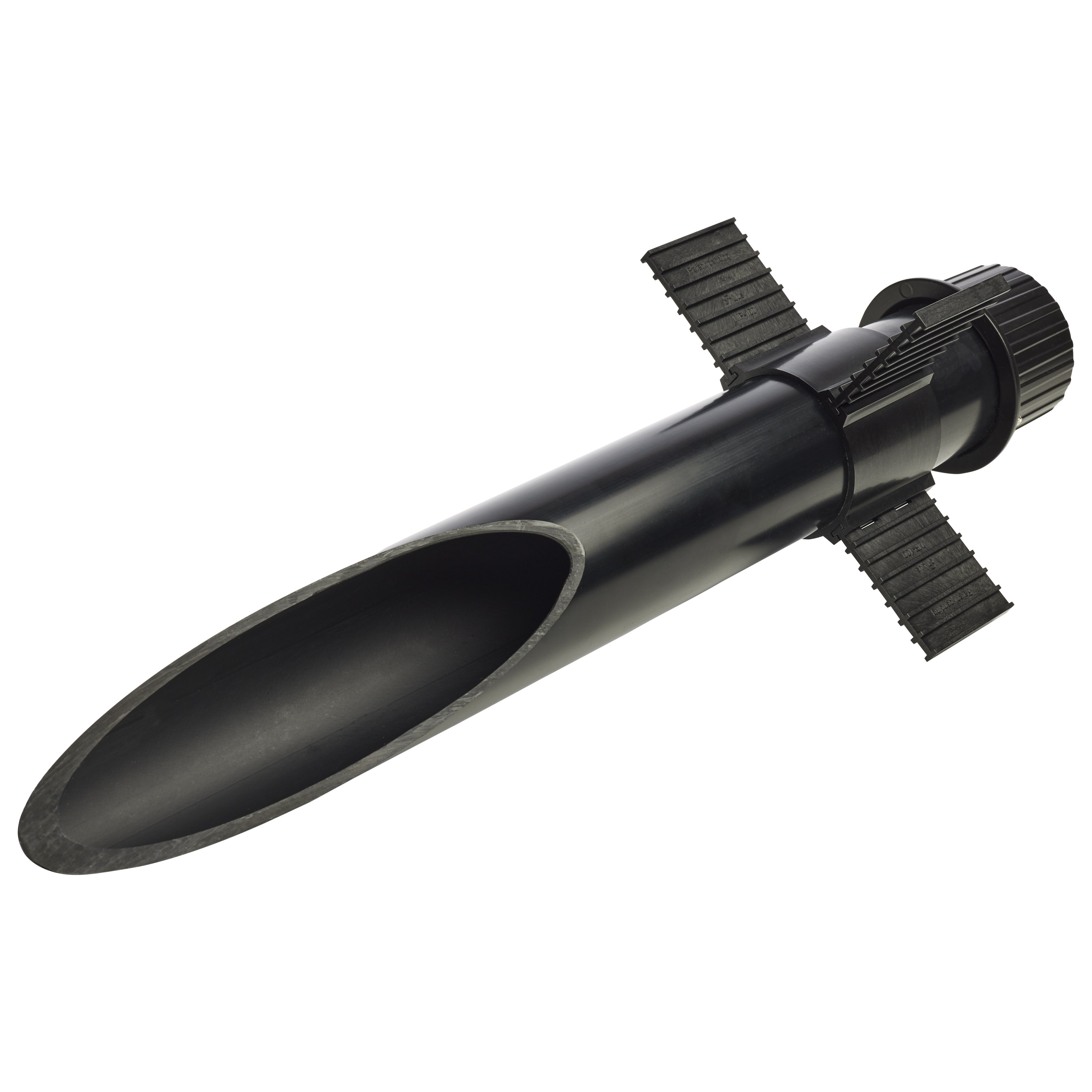 2" PVC MOUNT POST W/BLACK CAP - SF76-643