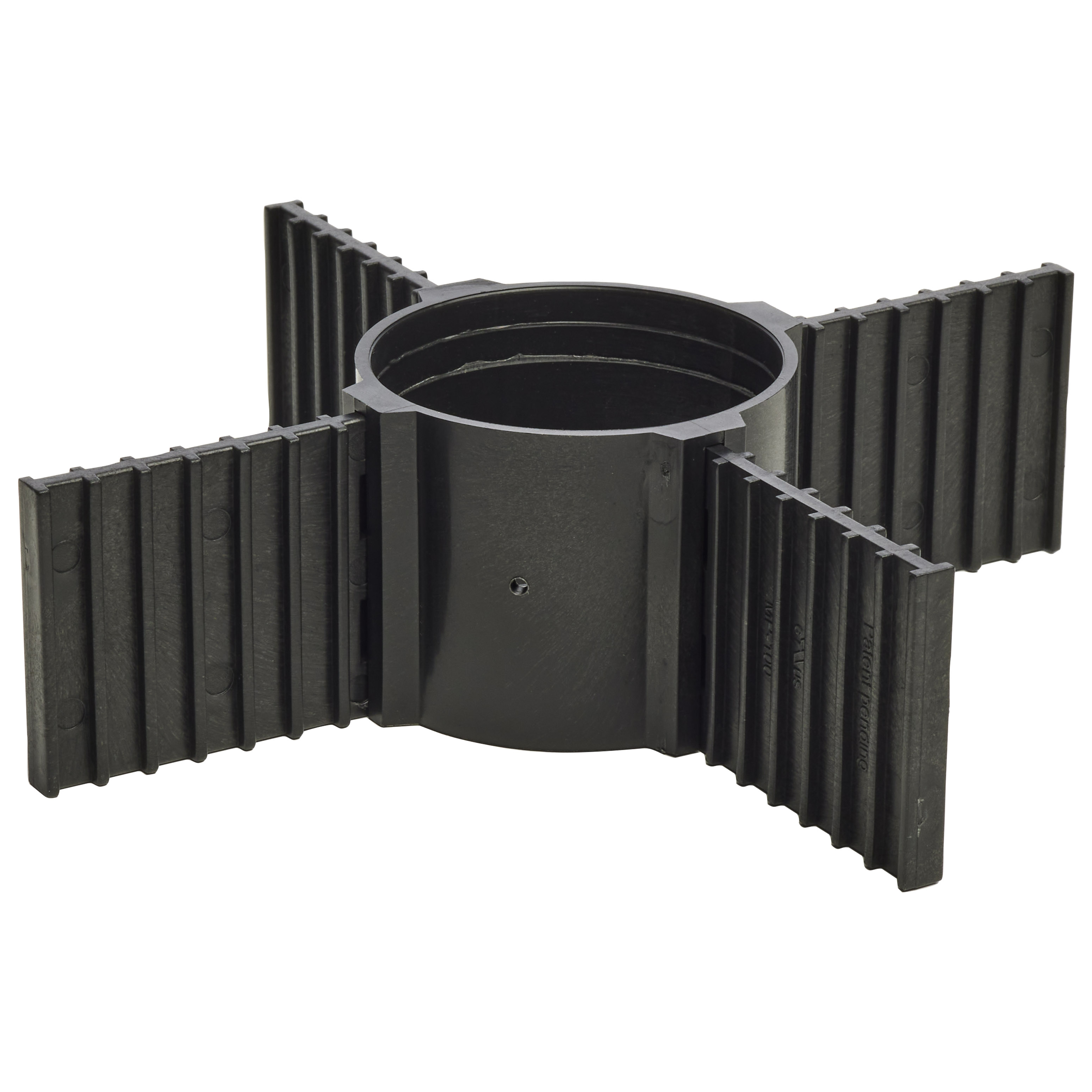 2" PVC MOUNT POST W/BLACK CAP - SF76-643