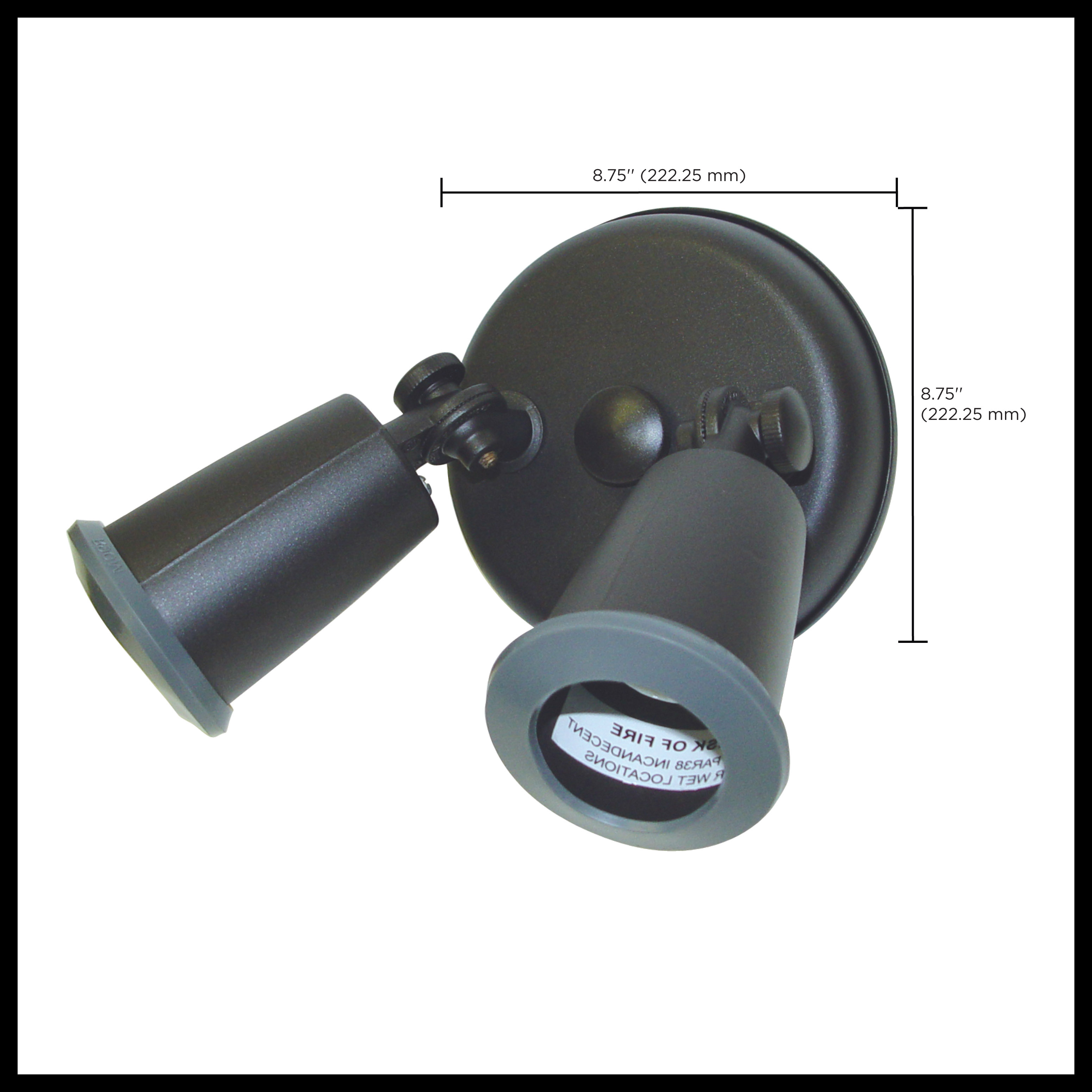 2 LT PAR38 HOLDER FLOODLIGHT - SF76-685