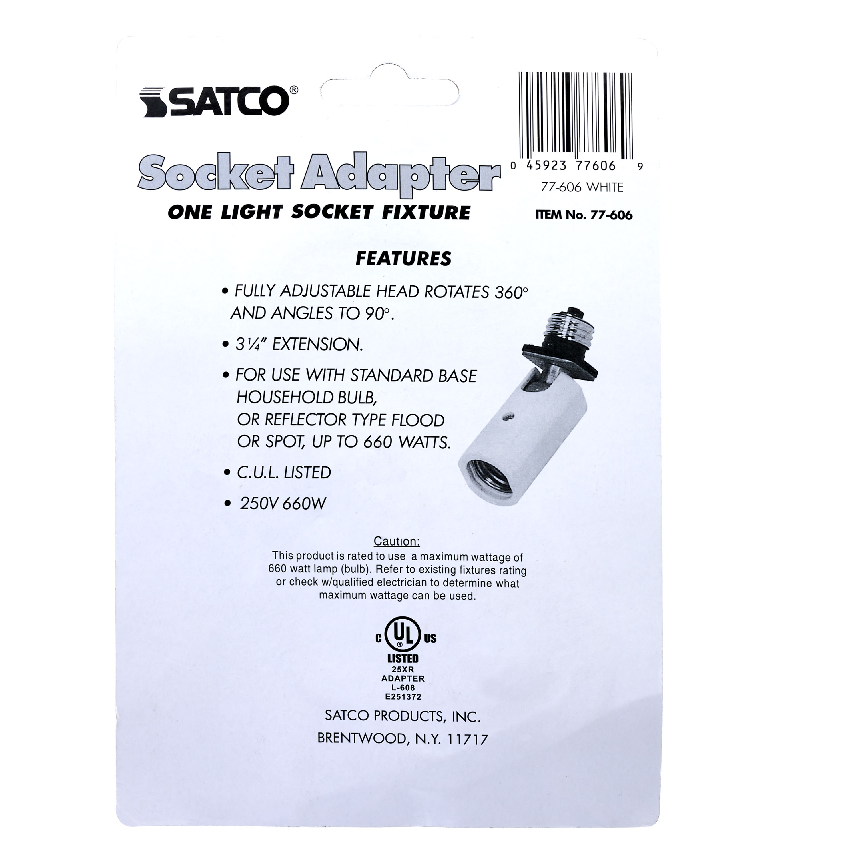 SOCKET ADJUSTABLE LIGHT - SF77-606