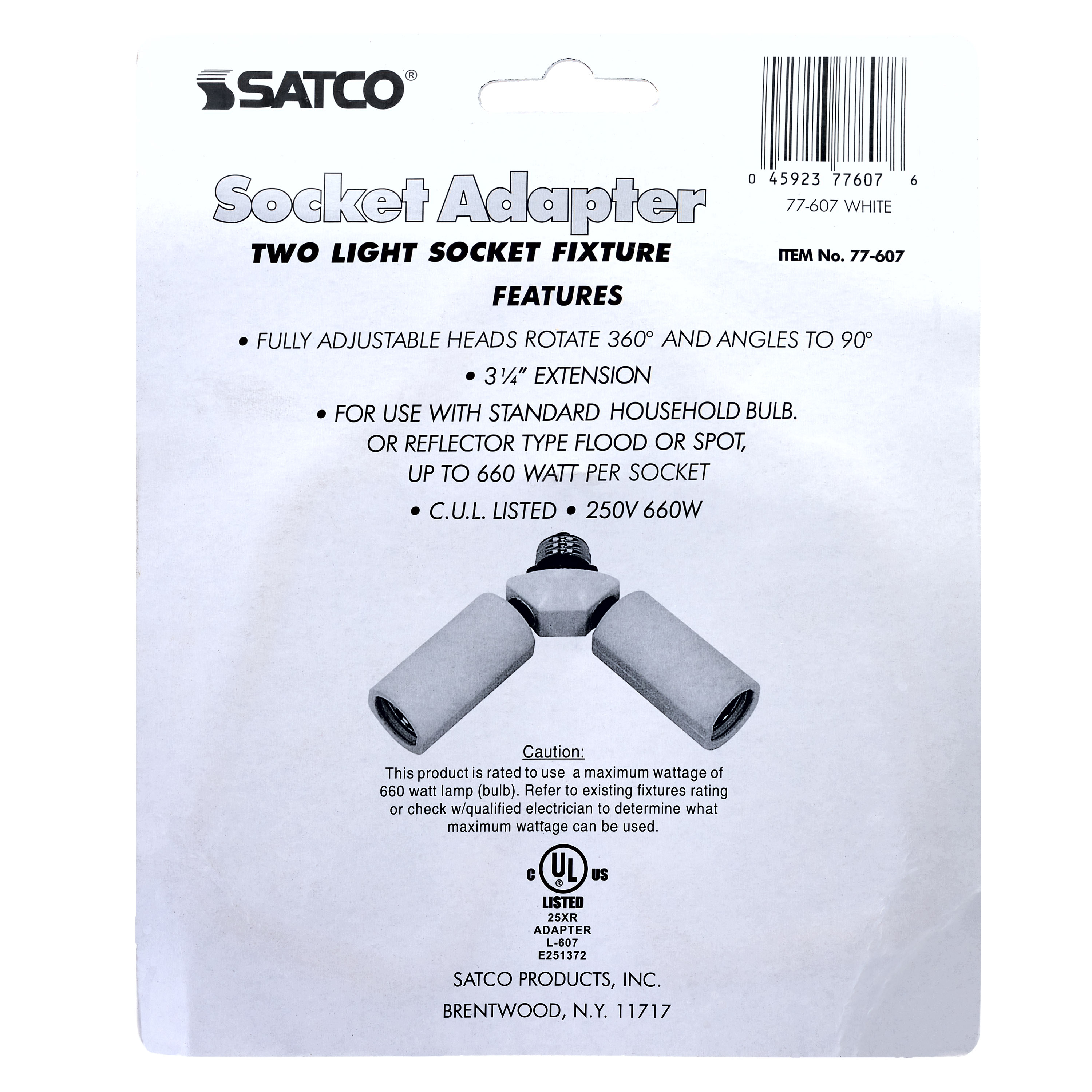 SINGLE TO TWIN SOCKET ADAPTER - SF77-607