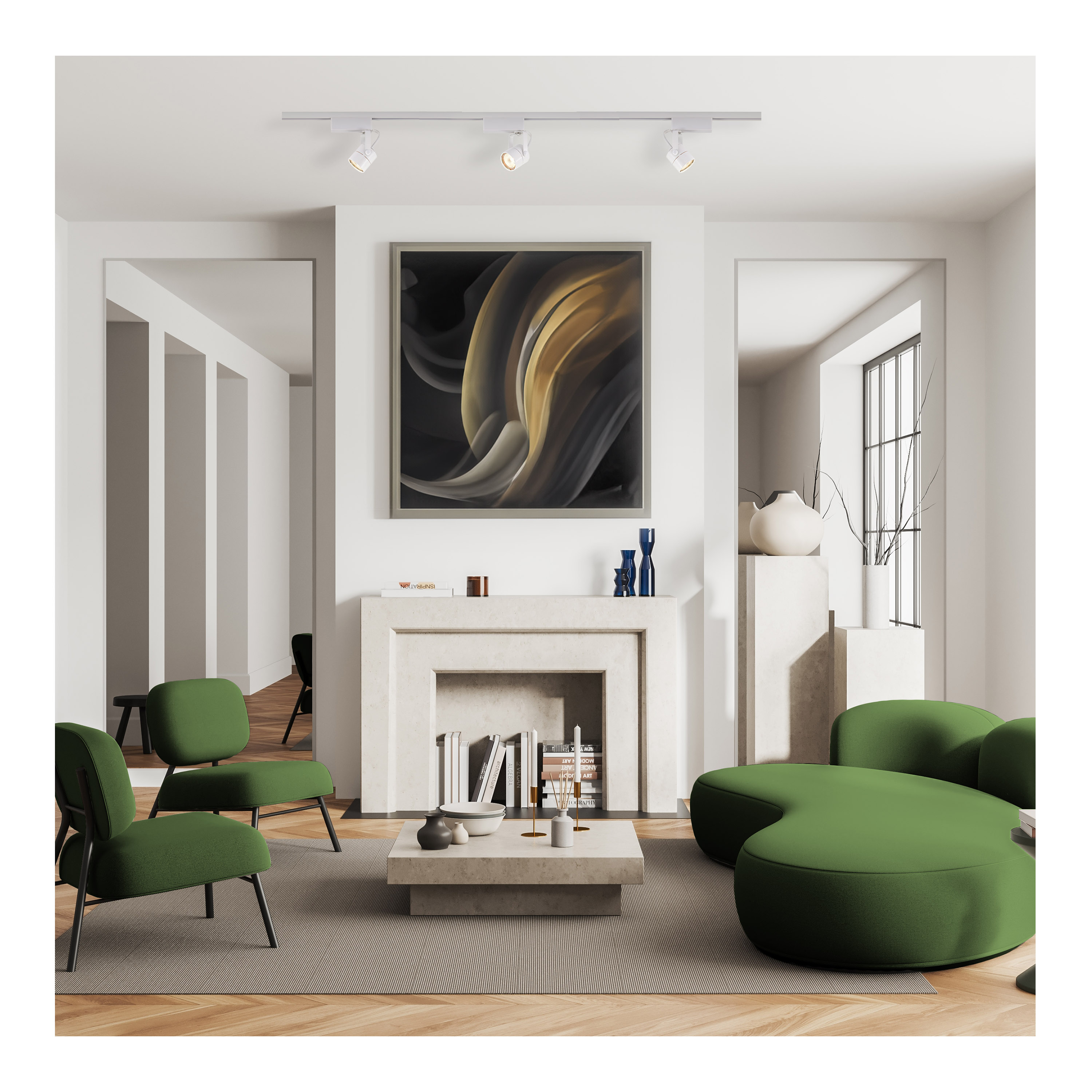 WHITE MR16 ROUND - TH234