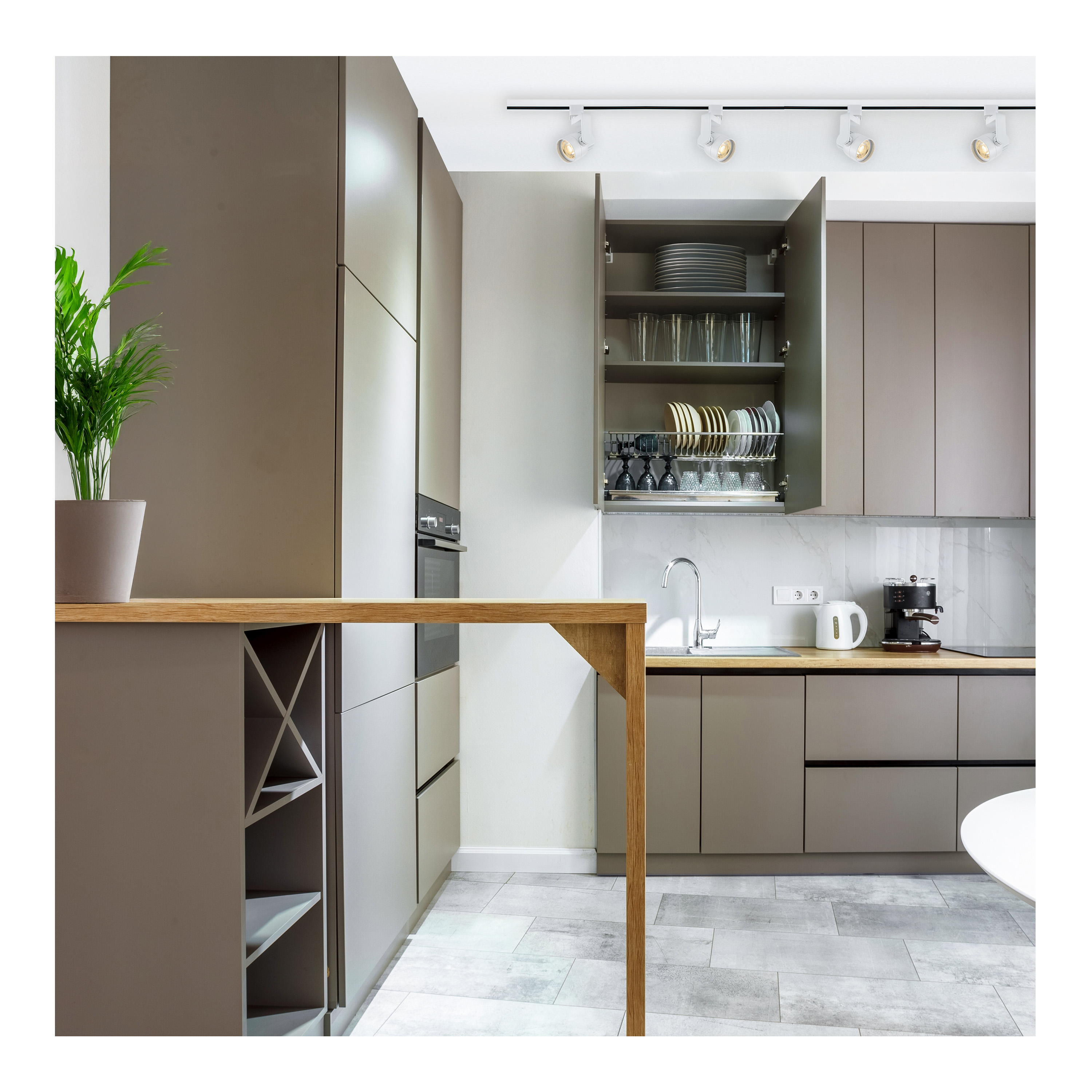 12W LED TRACK HEAD ANGLE ARM - TH423