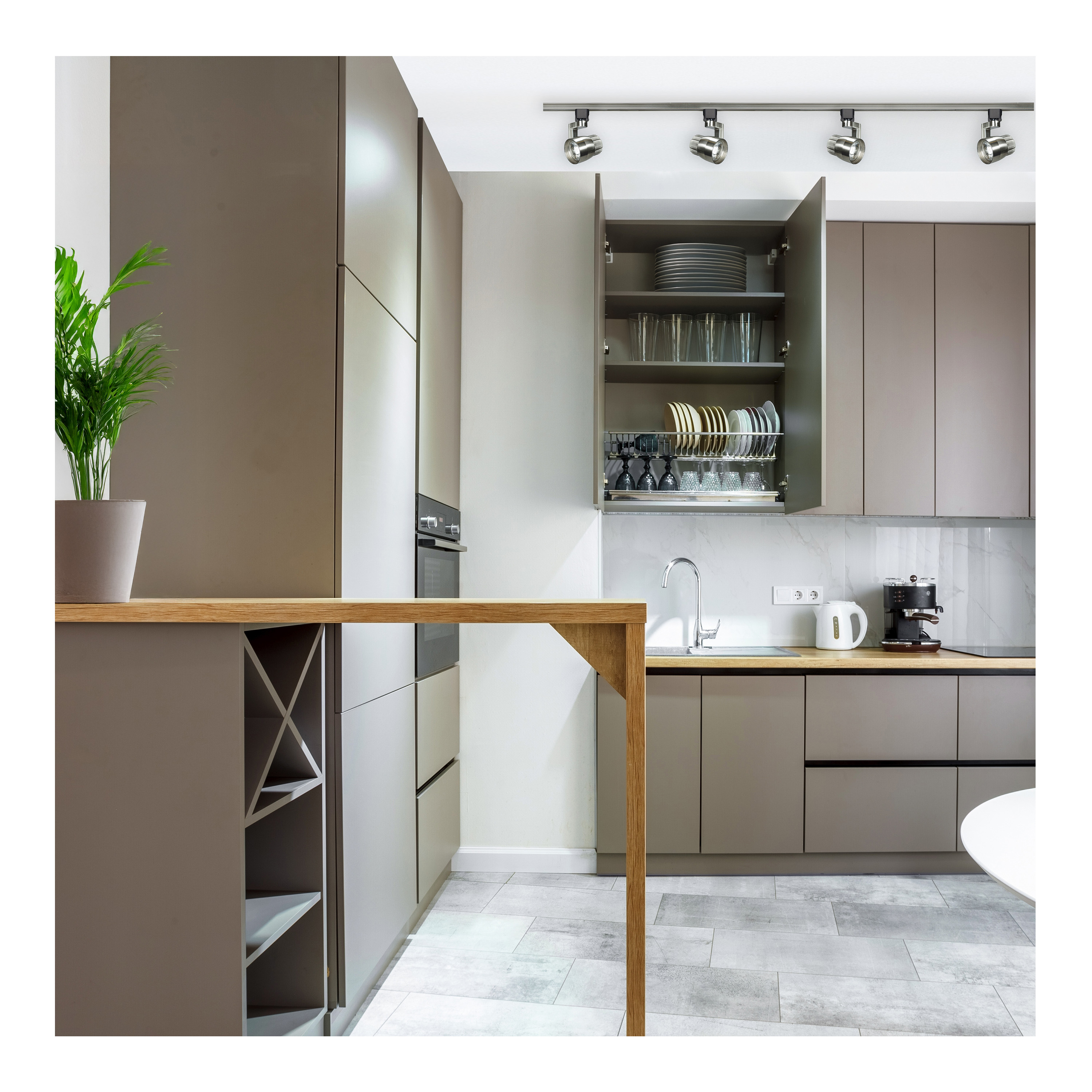 12W LED TRACK HEAD ANGLE ARM - TH425