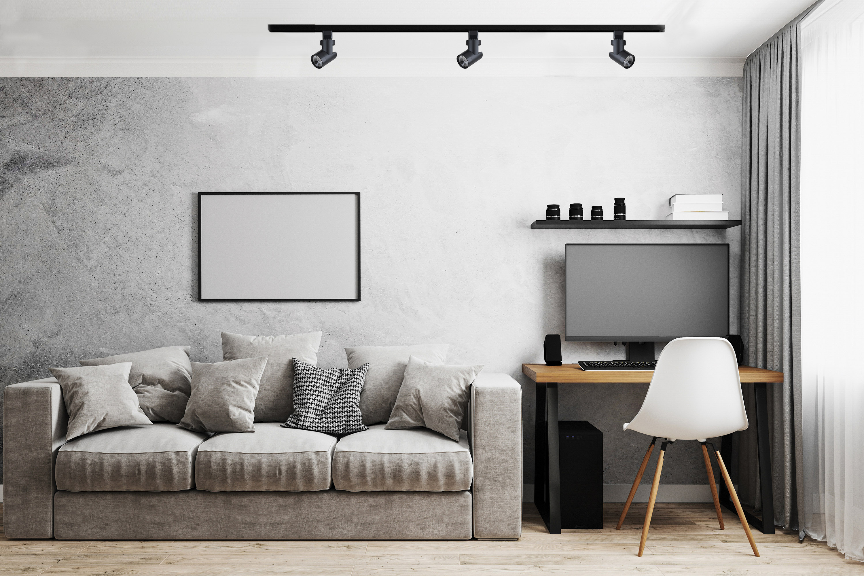 12W LED TRACK HEAD BARREL - TH434