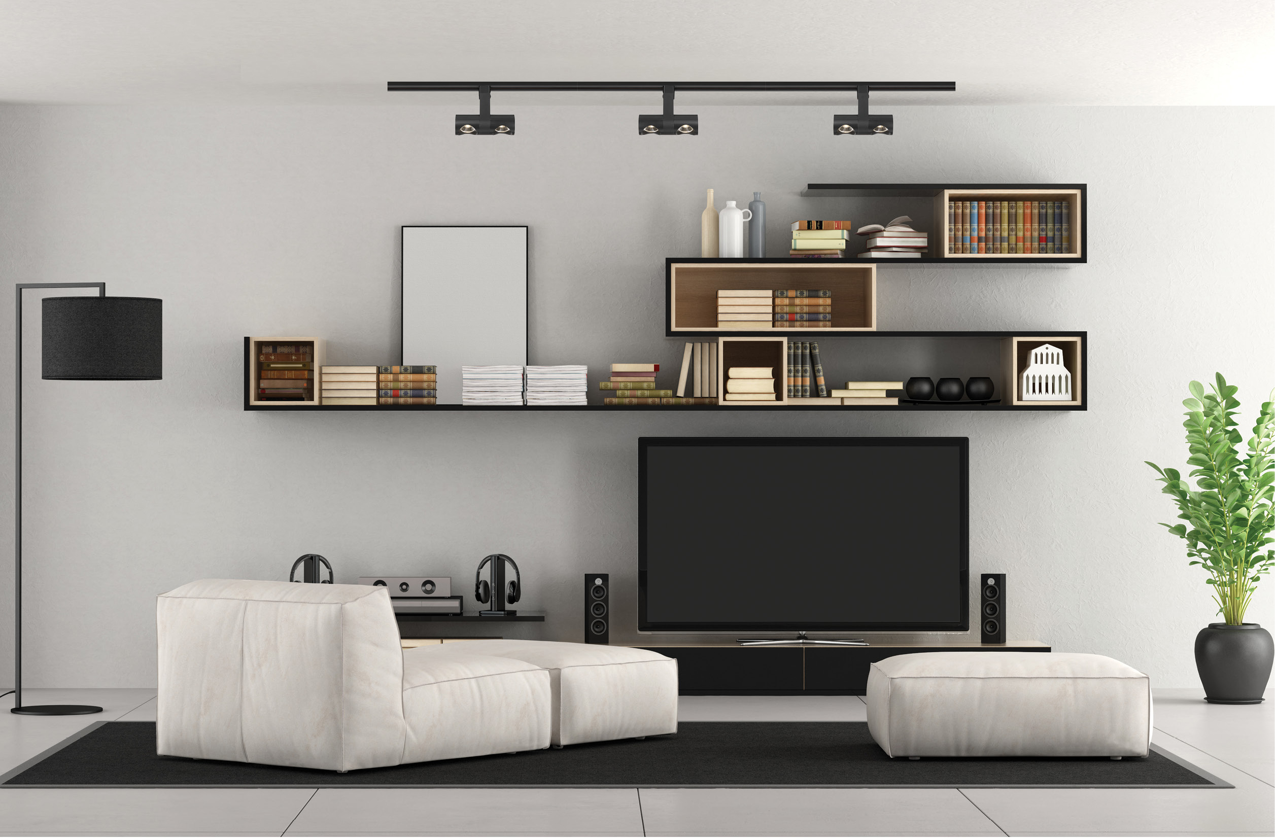 12W LED TRACK HEAD SQUARE - TH462