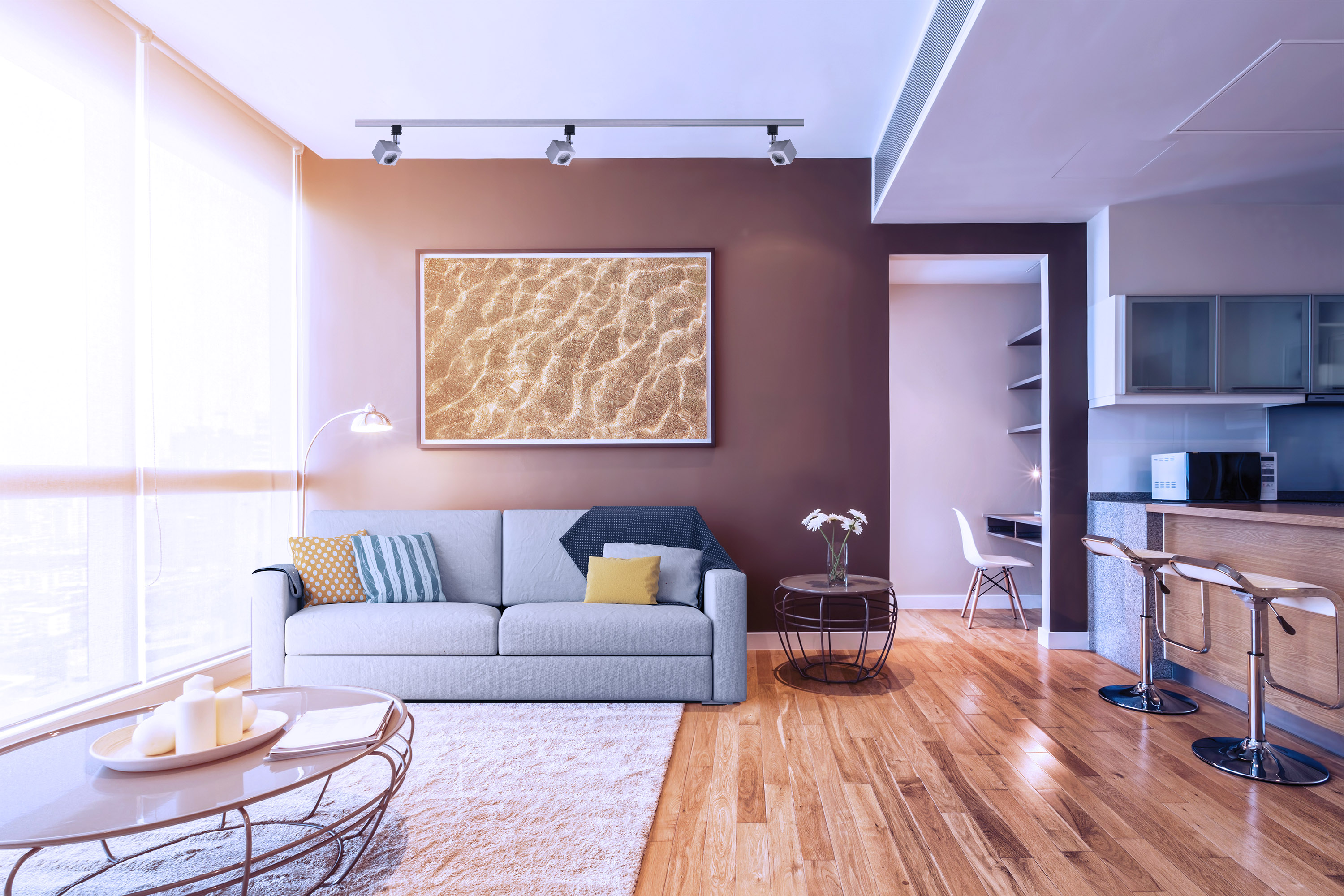 12W LED TRACK HEAD SQUARE - TH467