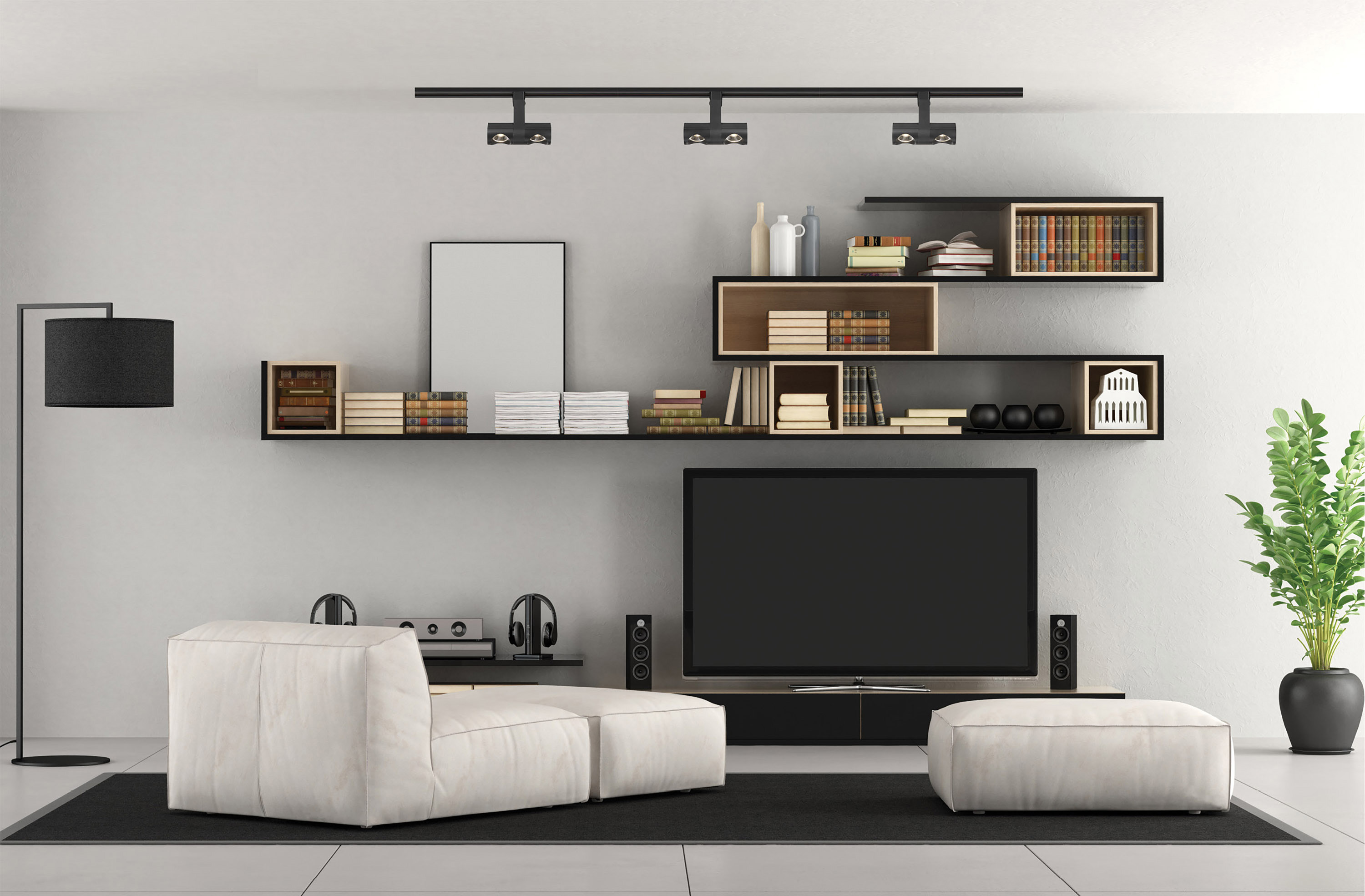 24W LED PIPE DUAL TRACK HEAD - TH480