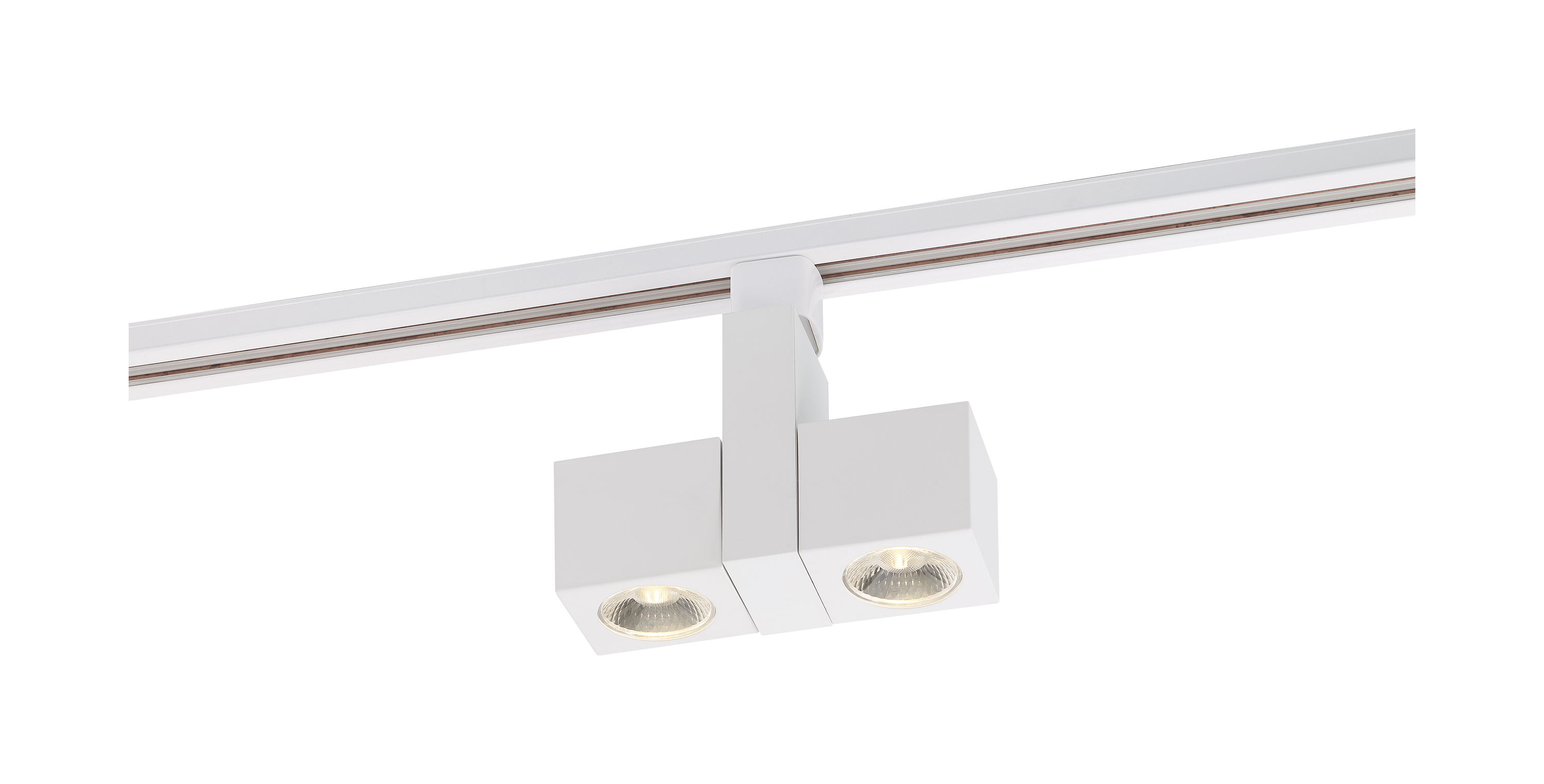 24W LED SQUARE DUAL TRACK HEAD - TH486