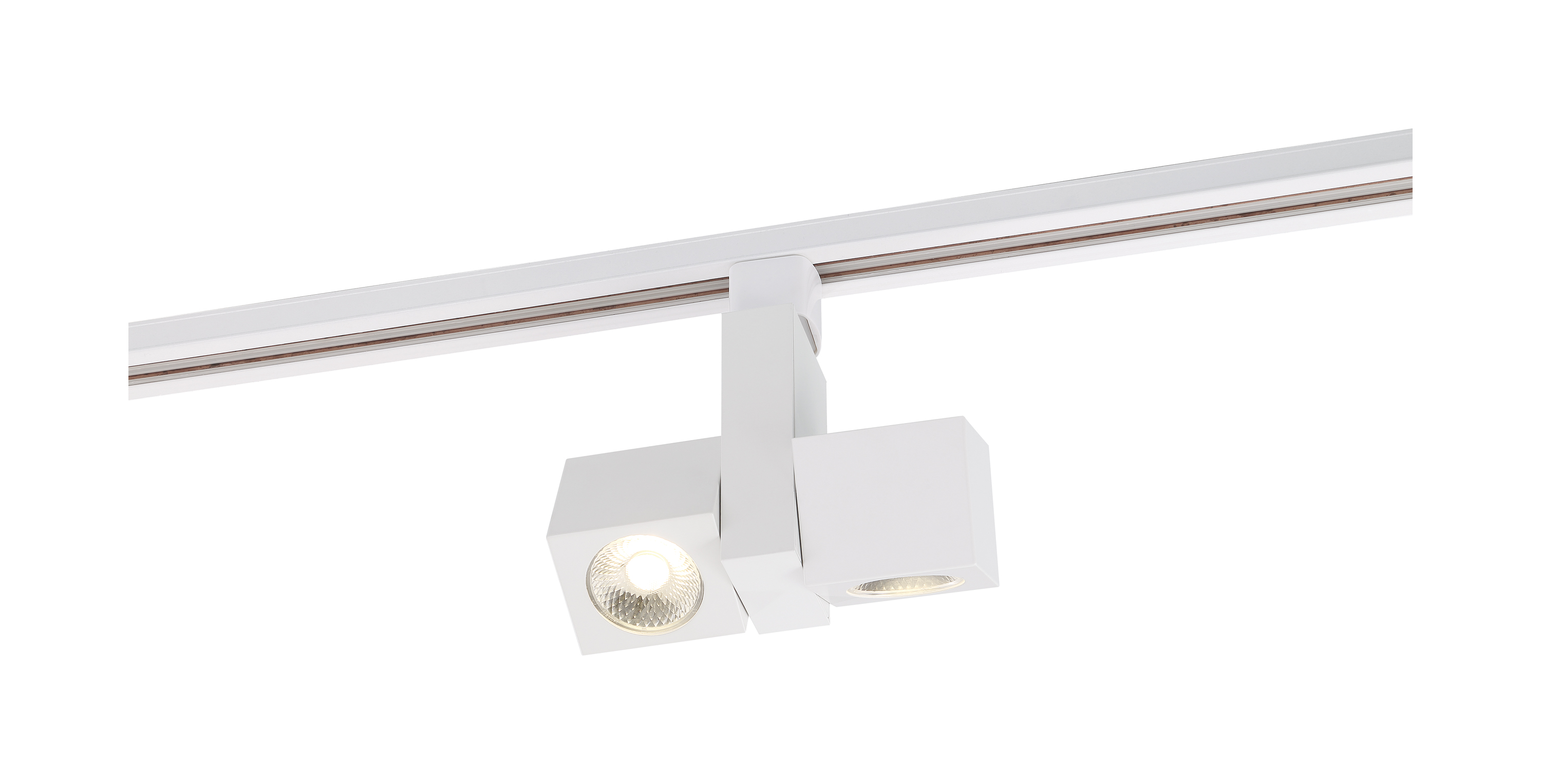 24W LED SQUARE DUAL TRACK HEAD - TH487