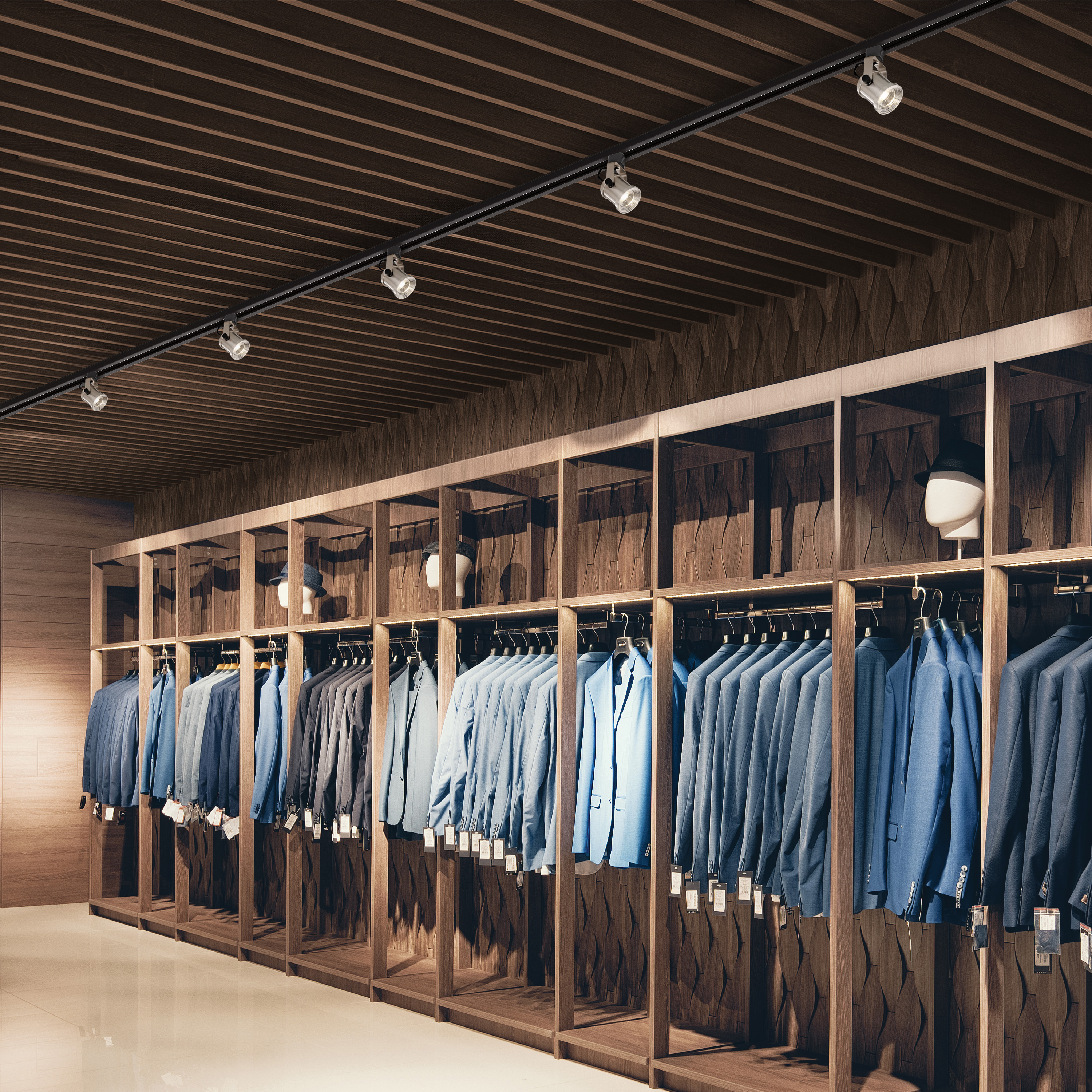 12W LED FORGED TRACK HEAD - TH493